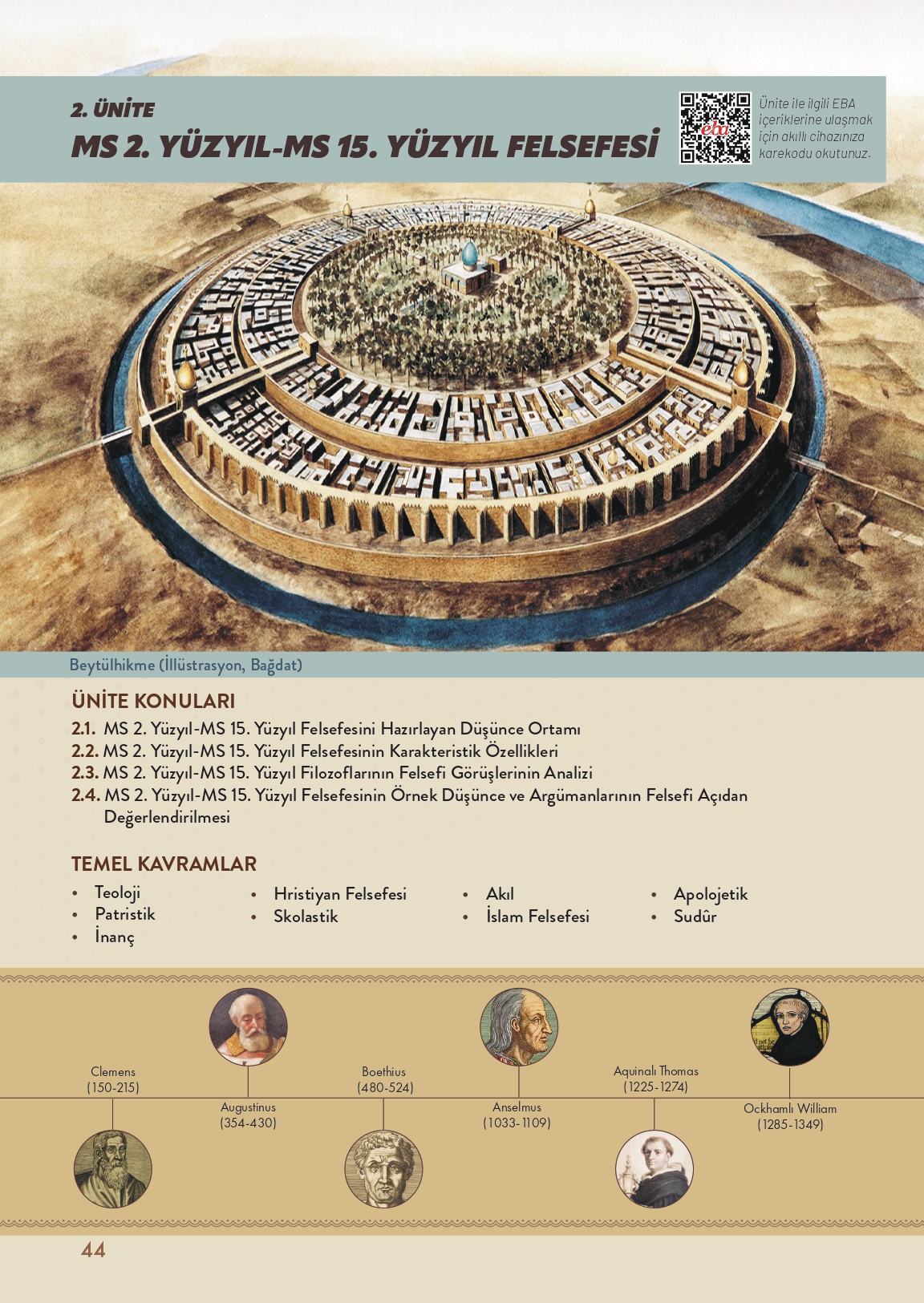 11. Sınıf Meb Yayınları Felsefe Ders Kitabı Sayfa 44 Cevapları