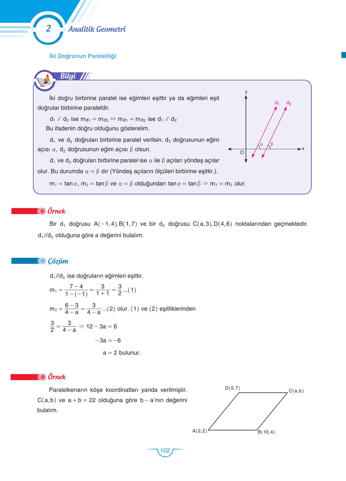 11. Sınıf Sdr Dikey Yayıncılık Matematik Ders Kitabı Sayfa 103 Cevapları