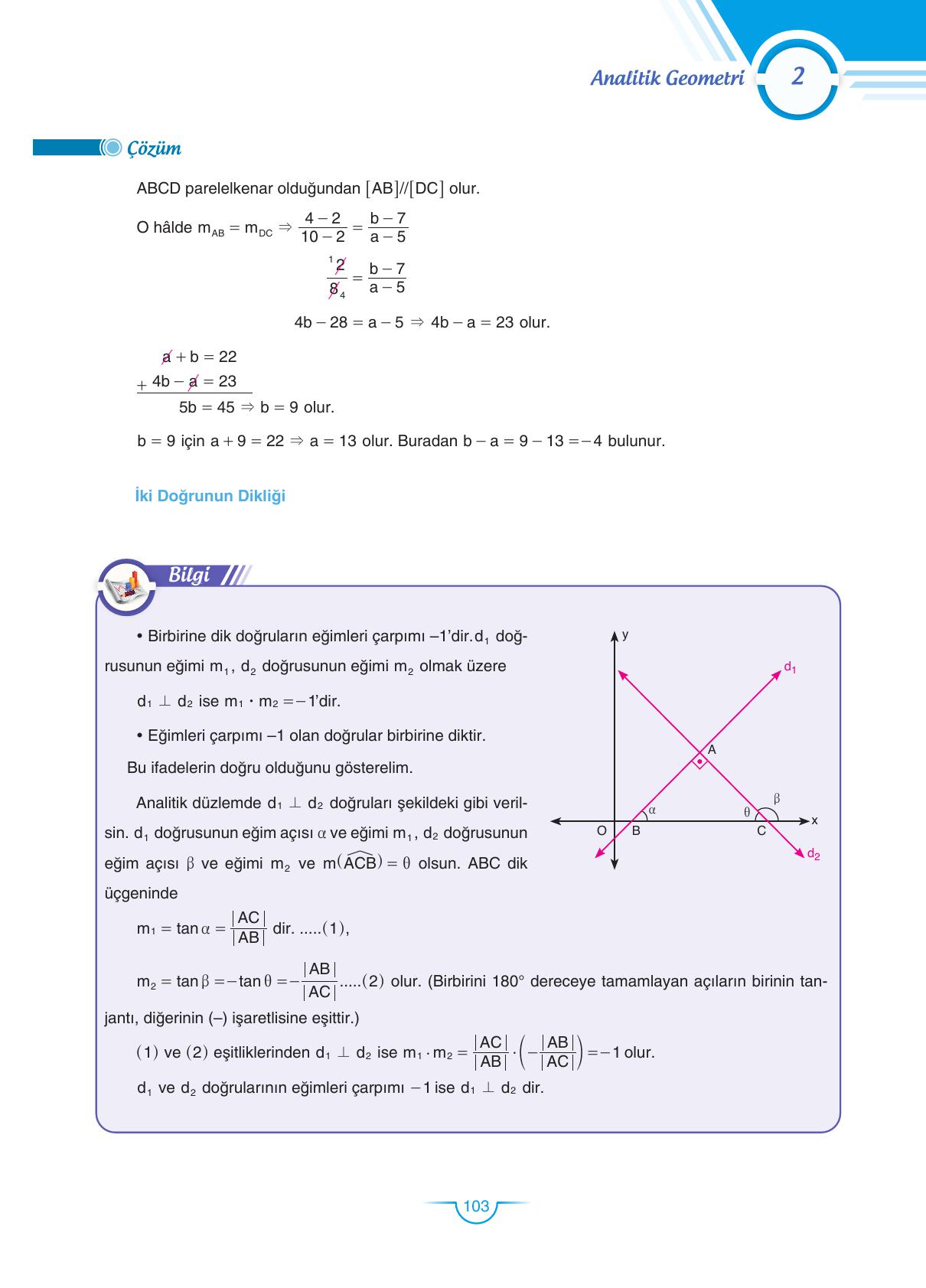 11. Sınıf Sdr Dikey Yayıncılık Matematik Ders Kitabı Sayfa 104 Cevapları 11. Sınıf Sdr Dikey Yayıncılık Matematik Ders Kitabı Sayfa 104 Cevapları