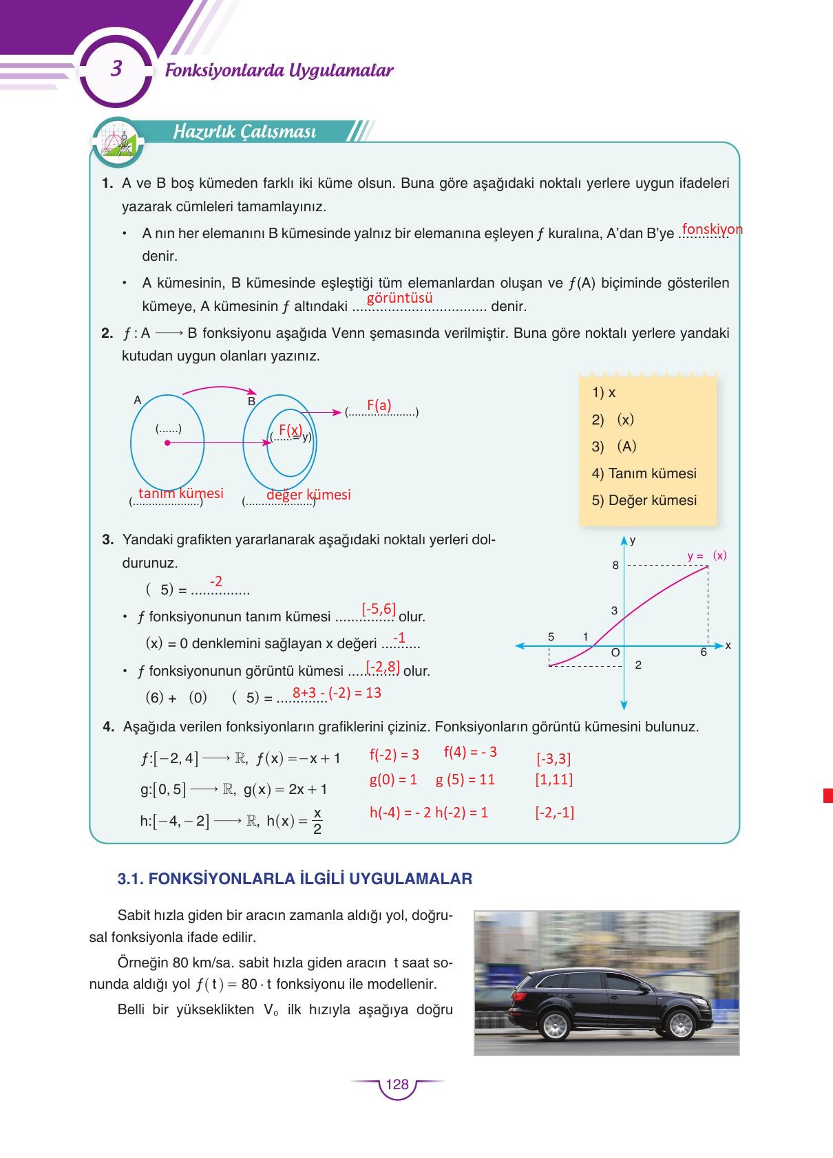 11. Sınıf Sdr Dikey Yayıncılık Matematik Ders Kitabı Sayfa 129 Cevapları
