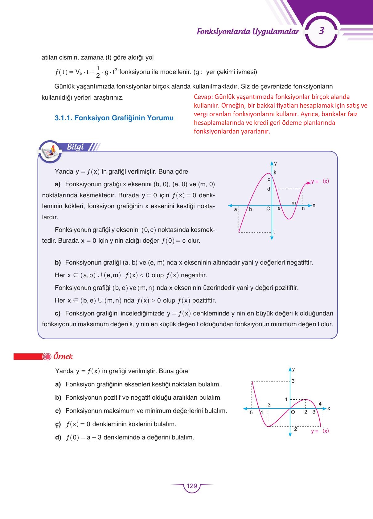 11. Sınıf Sdr Dikey Yayıncılık Matematik Ders Kitabı Sayfa 130 Cevapları