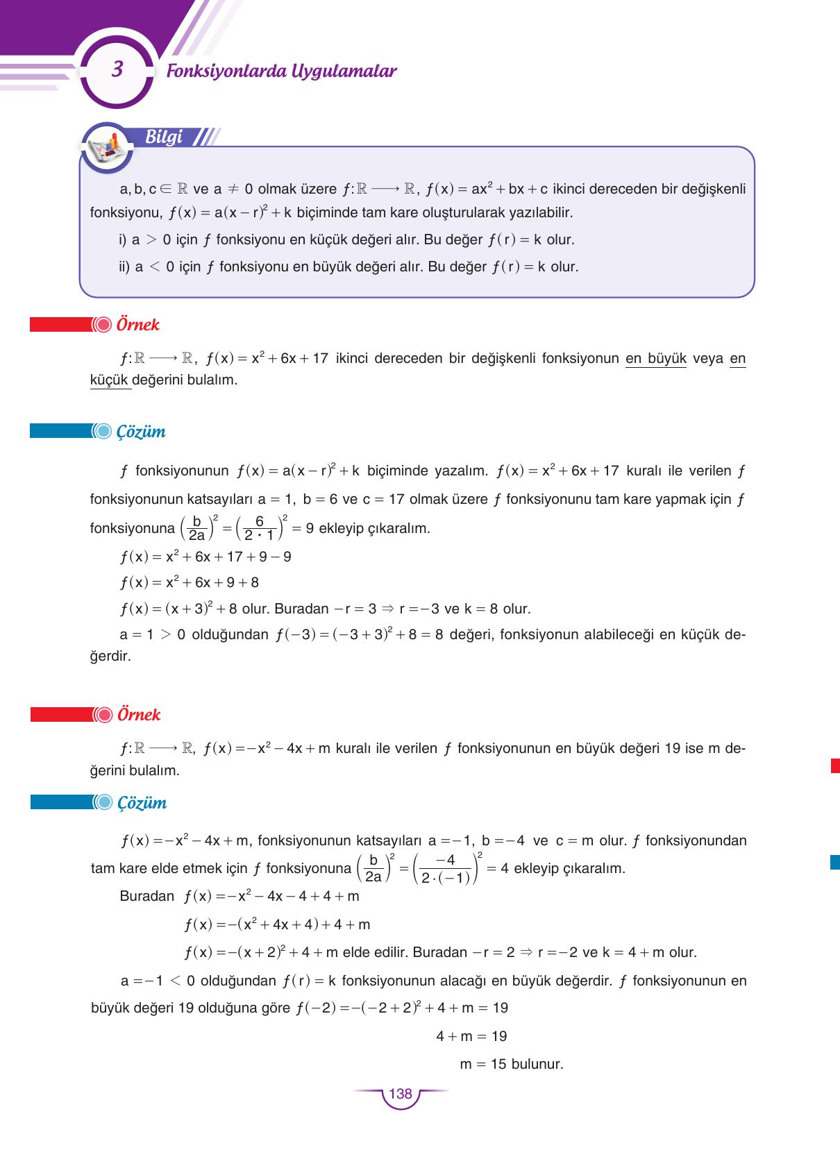 11. Sınıf Sdr Dikey Yayıncılık Matematik Ders Kitabı Sayfa 139 Cevapları