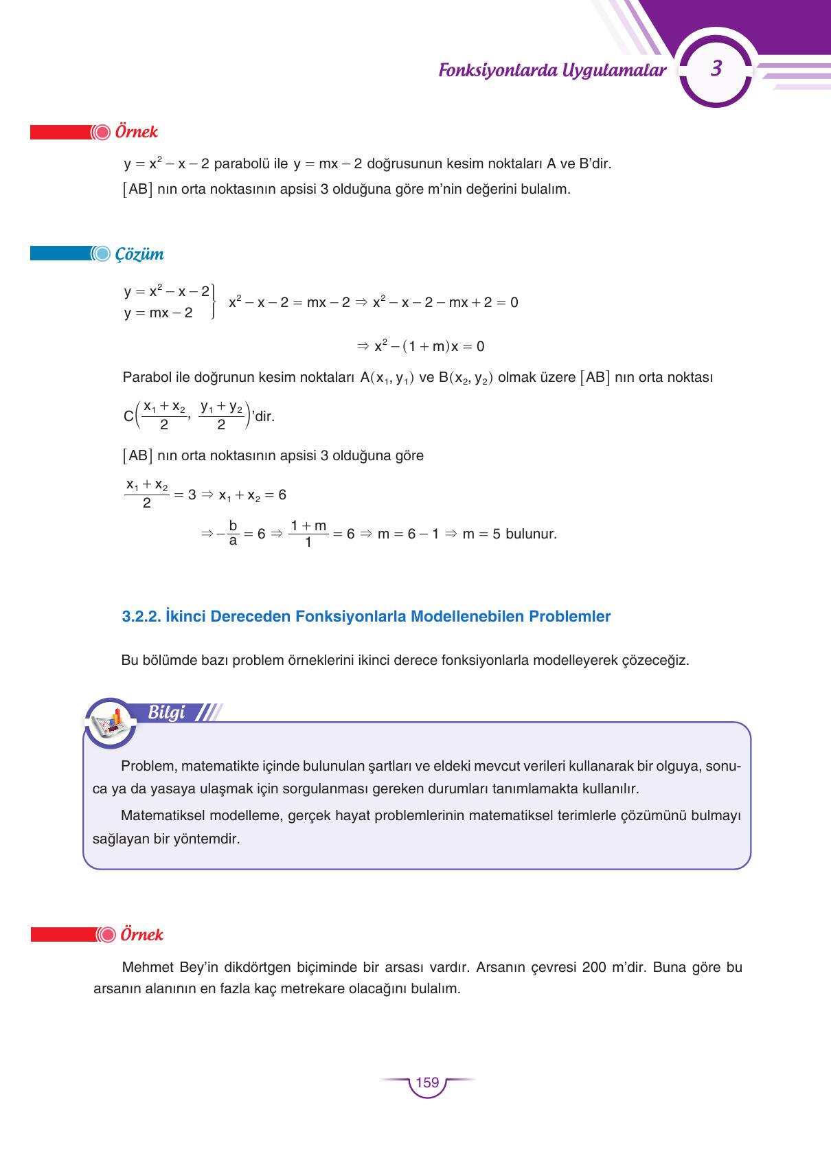 11. Sınıf Sdr Dikey Yayıncılık Matematik Ders Kitabı Sayfa 160 Cevapları
