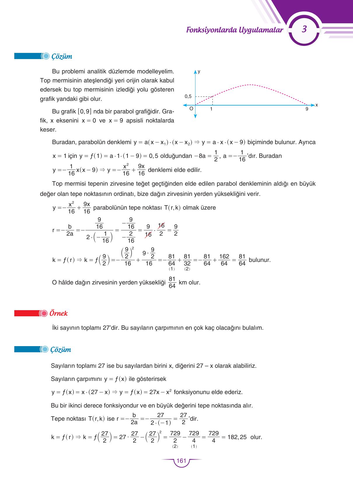 11. Sınıf Sdr Dikey Yayıncılık Matematik Ders Kitabı Sayfa 162 Cevapları