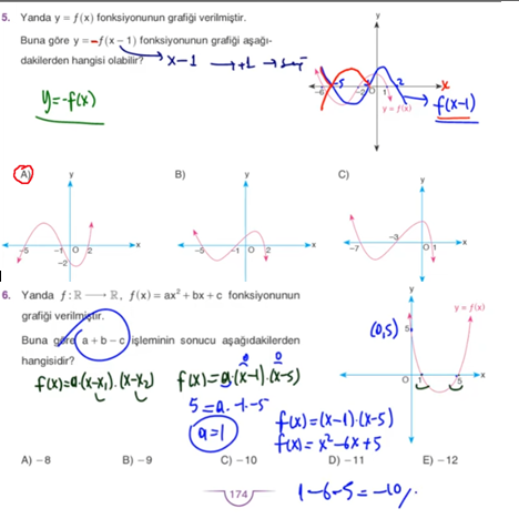 11. Sınıf Sdr Dikey Yayıncılık Matematik Ders Kitabı Sayfa 175 Cevapları 11. Sınıf Sdr Dikey Yayıncılık Matematik Ders Kitabı Sayfa 175 Cevapları