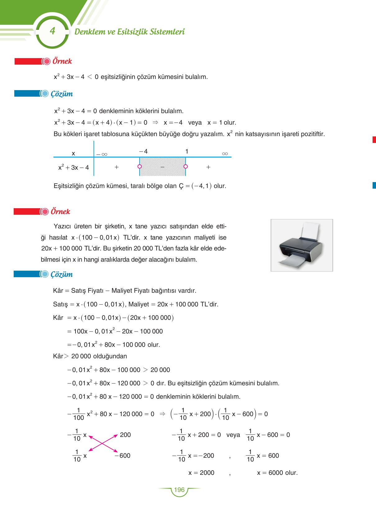 11. Sınıf Sdr Dikey Yayıncılık Matematik Ders Kitabı Sayfa 197 Cevapları