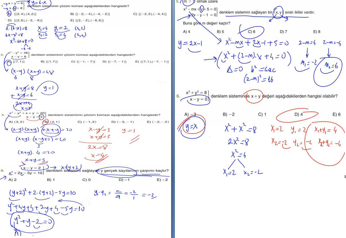 11. Sınıf Sdr Dikey Yayıncılık Matematik Ders Kitabı Sayfa 211 Cevapları