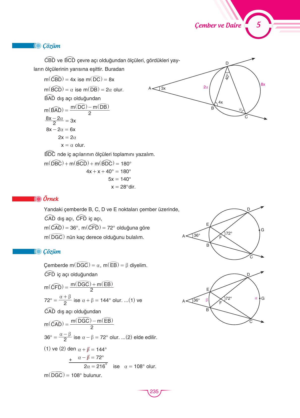 11. Sınıf Sdr Dikey Yayıncılık Matematik Ders Kitabı Sayfa 236 Cevapları
