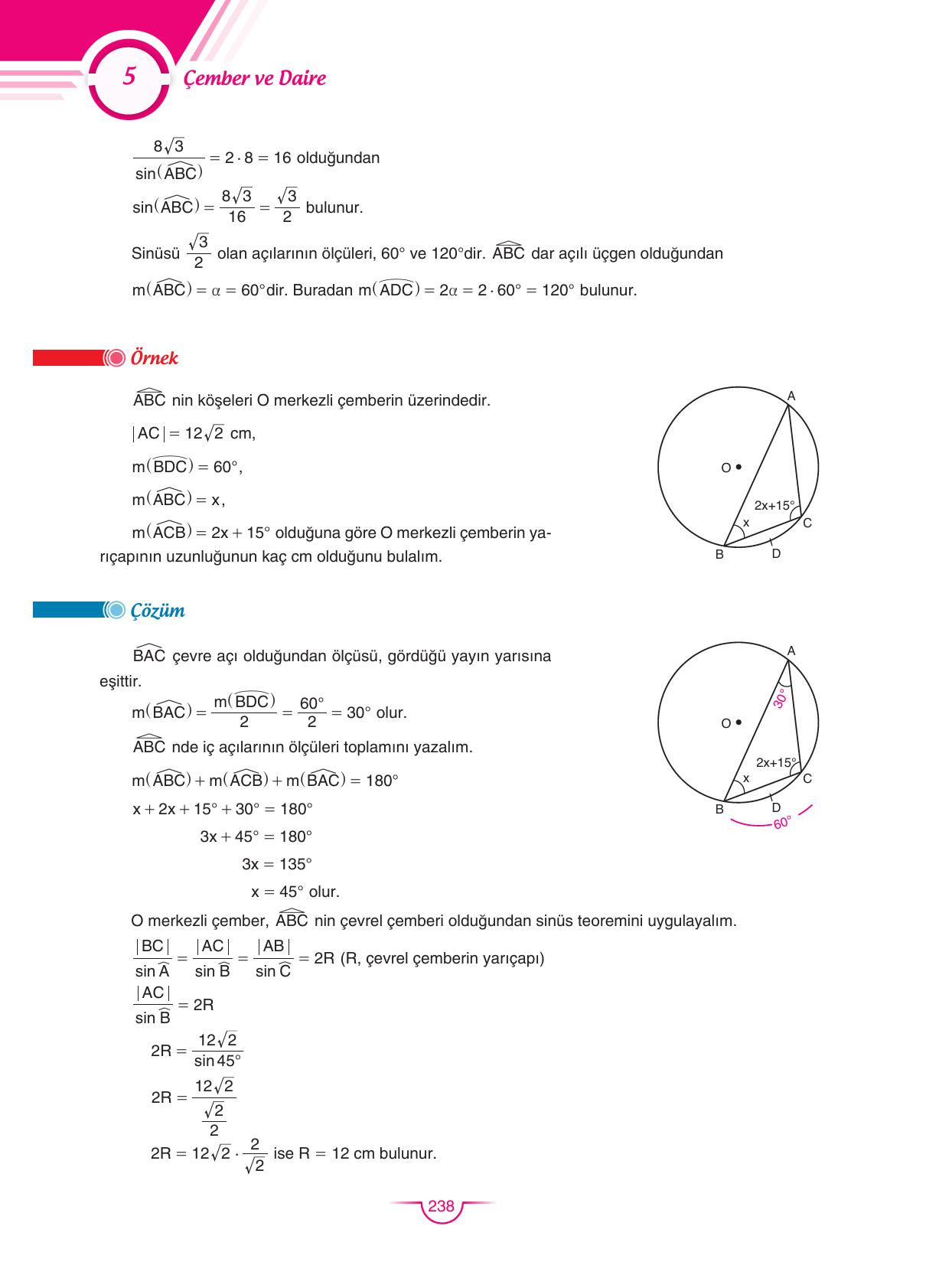 11. Sınıf Sdr Dikey Yayıncılık Matematik Ders Kitabı Sayfa 239 Cevapları