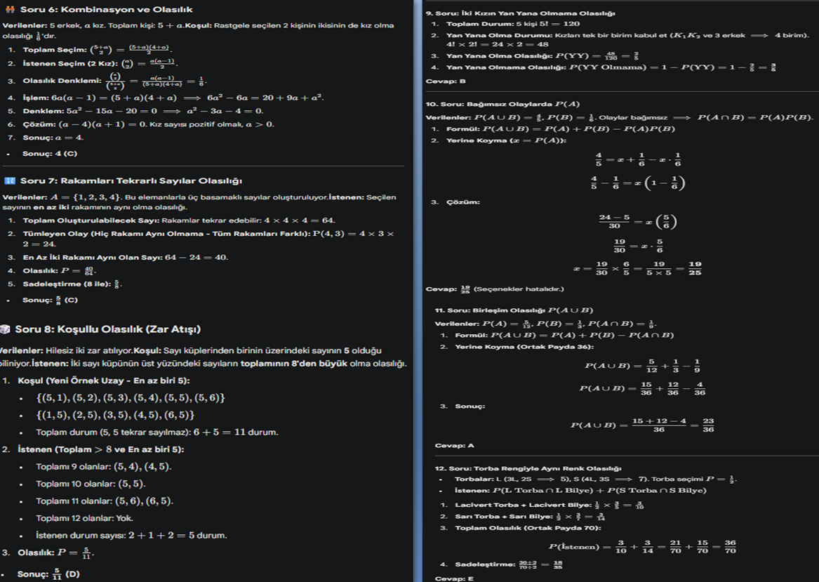 11. Sınıf Sdr Dikey Yayıncılık Matematik Ders Kitabı Sayfa 319 Cevapları 11. Sınıf Sdr Dikey Yayıncılık Matematik Ders Kitabı Sayfa 319 Cevapları