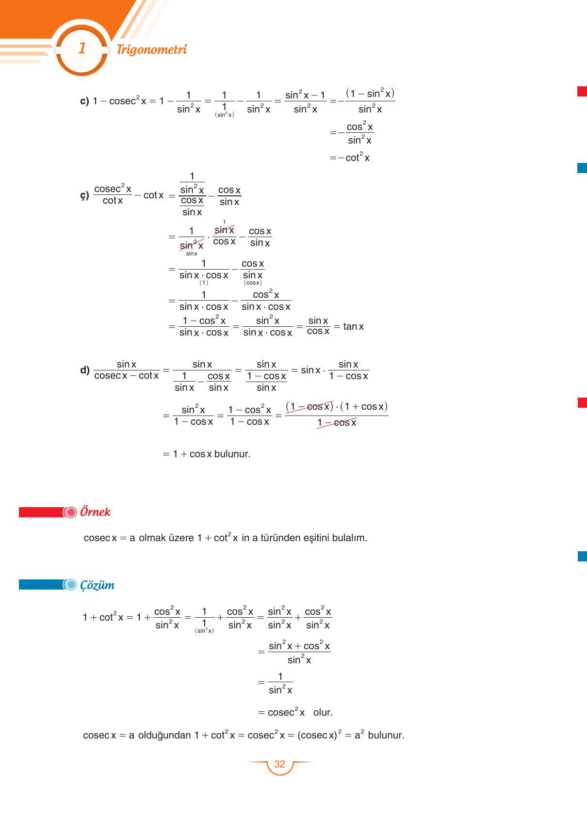 11. Sınıf Sdr Dikey Yayıncılık Matematik Ders Kitabı Sayfa 33 Cevapları 11. Sınıf Sdr Dikey Yayıncılık Matematik Ders Kitabı Sayfa 33 Cevapları
