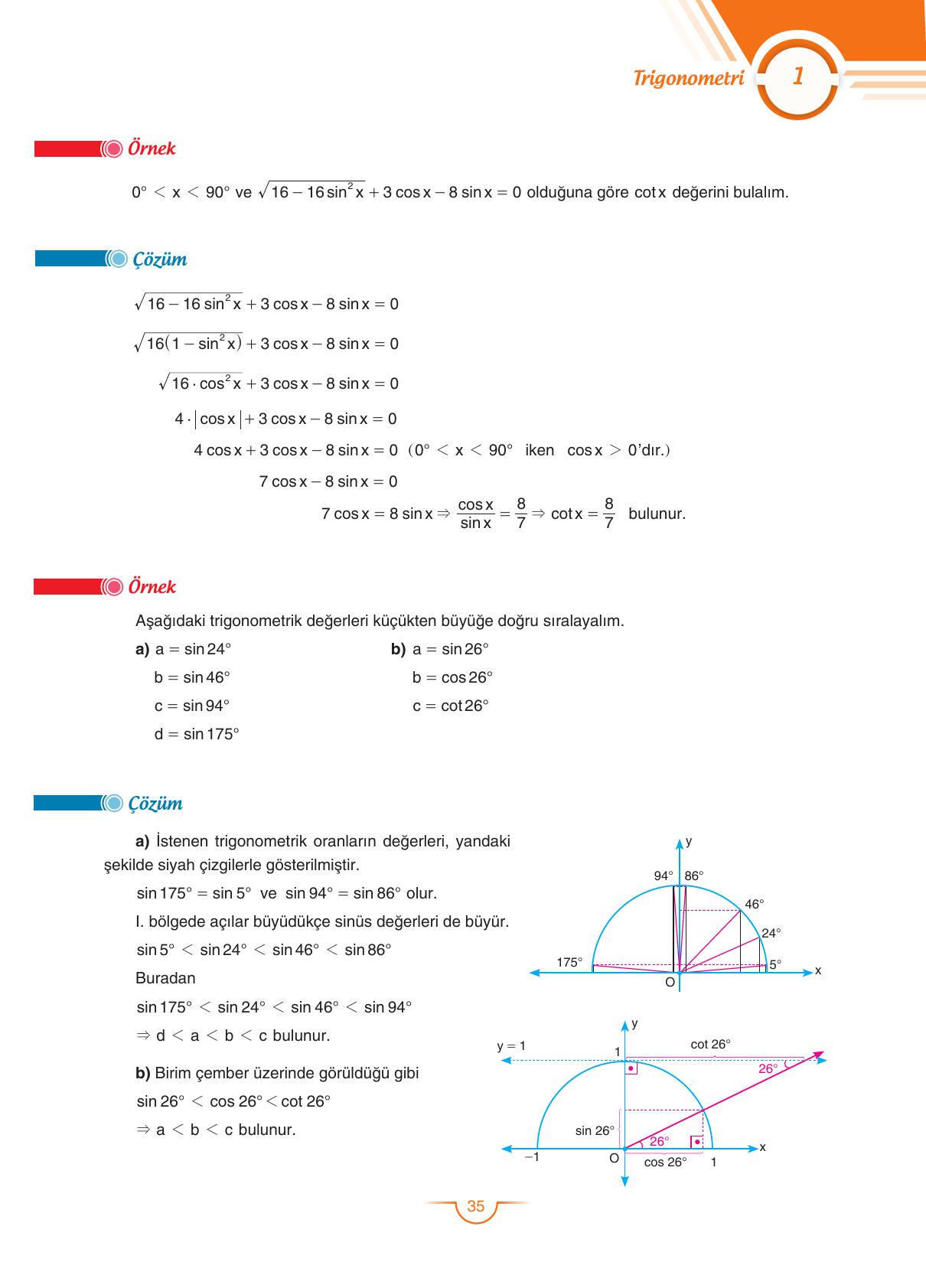 11. Sınıf Sdr Dikey Yayıncılık Matematik Ders Kitabı Sayfa 36 Cevapları