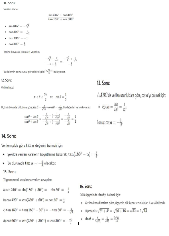 11. Sınıf Sdr Dikey Yayıncılık Matematik Ders Kitabı Sayfa 51 Cevapları