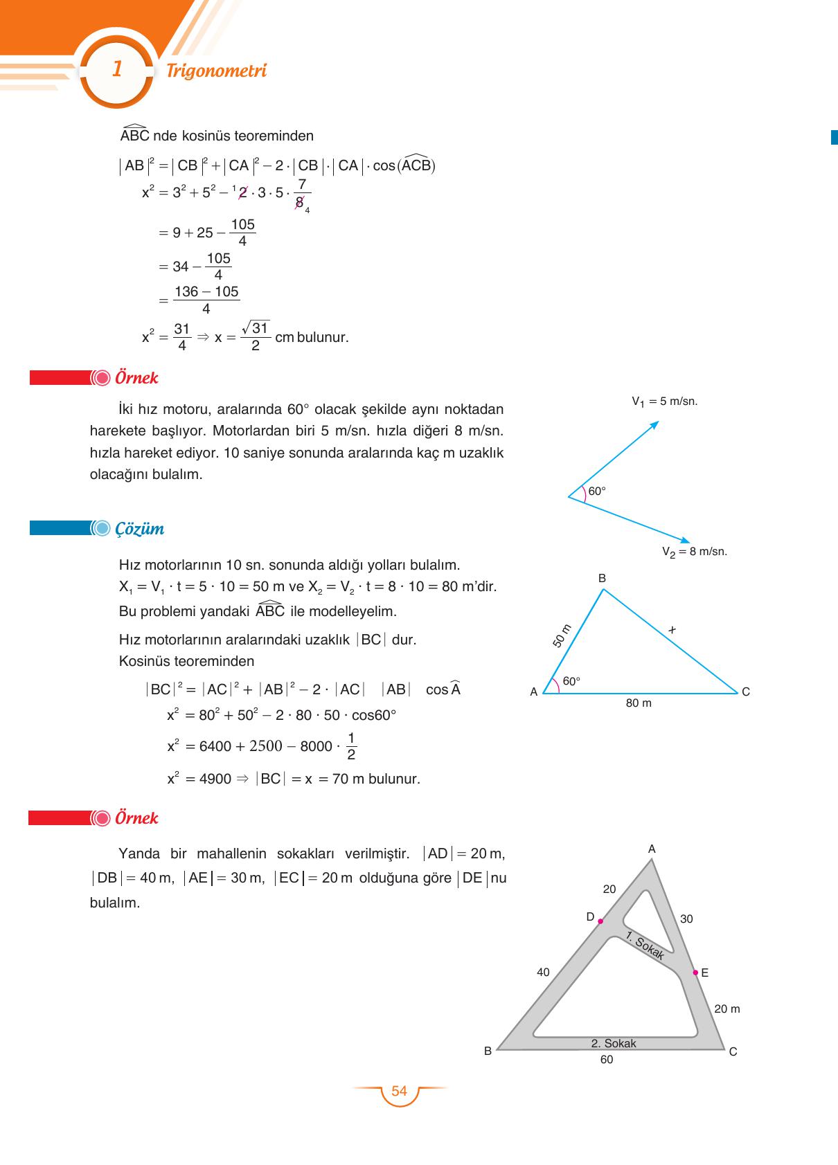 11. Sınıf Sdr Dikey Yayıncılık Matematik Ders Kitabı Sayfa 55 Cevapları