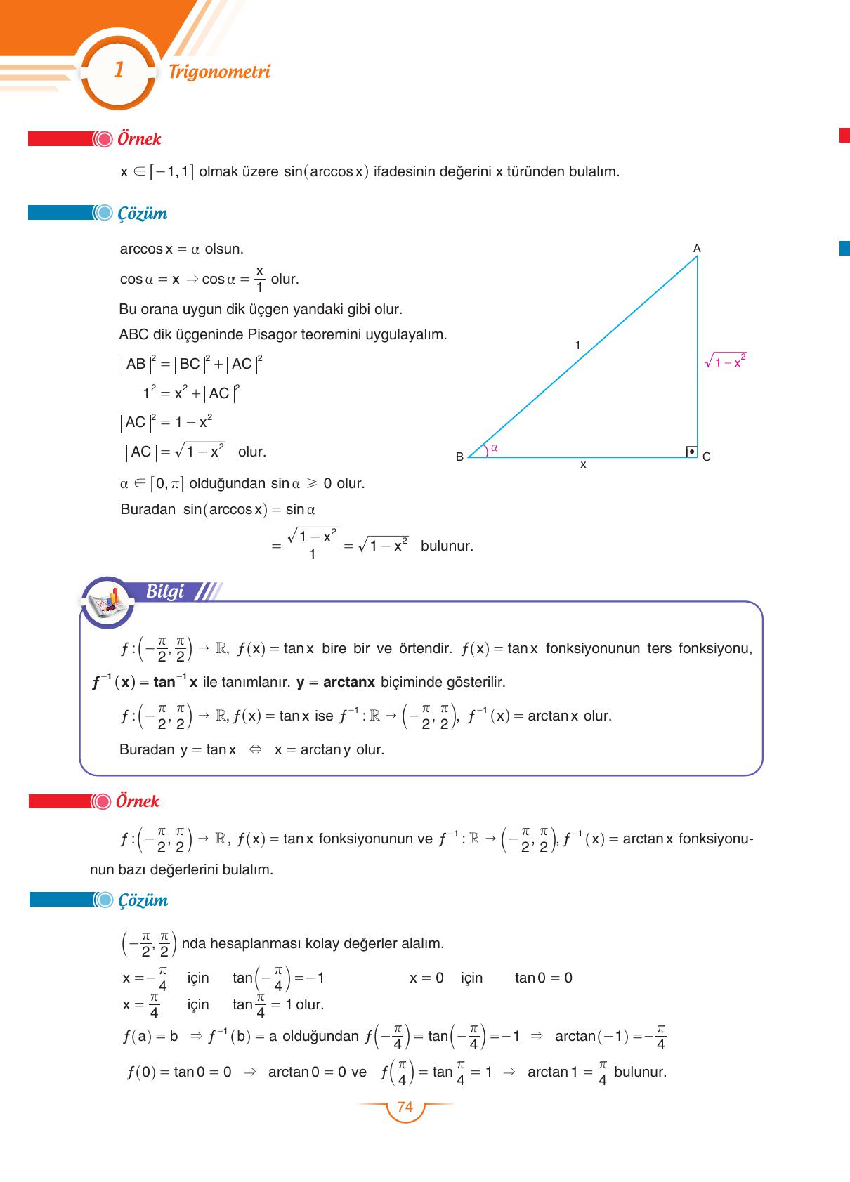 11. Sınıf Sdr Dikey Yayıncılık Matematik Ders Kitabı Sayfa 75 Cevapları