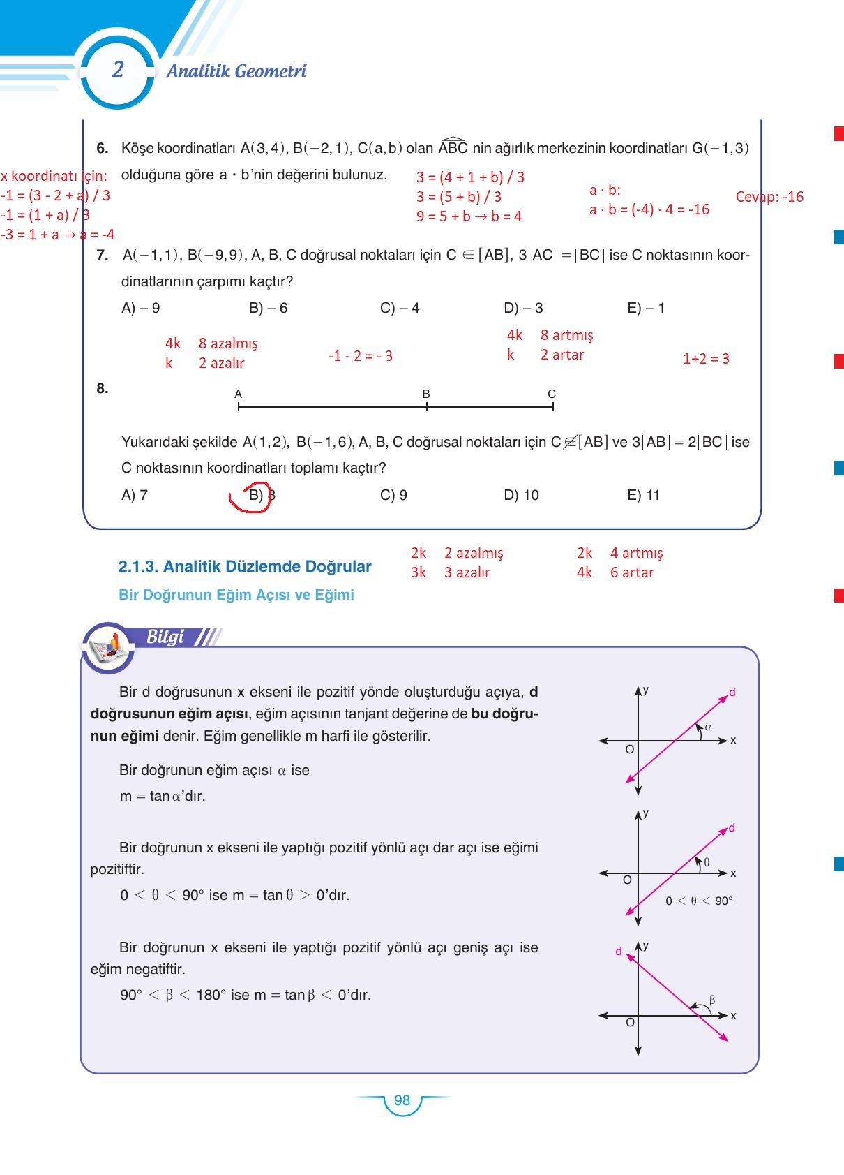 11. Sınıf Sdr Dikey Yayıncılık Matematik Ders Kitabı Sayfa 99 Cevapları