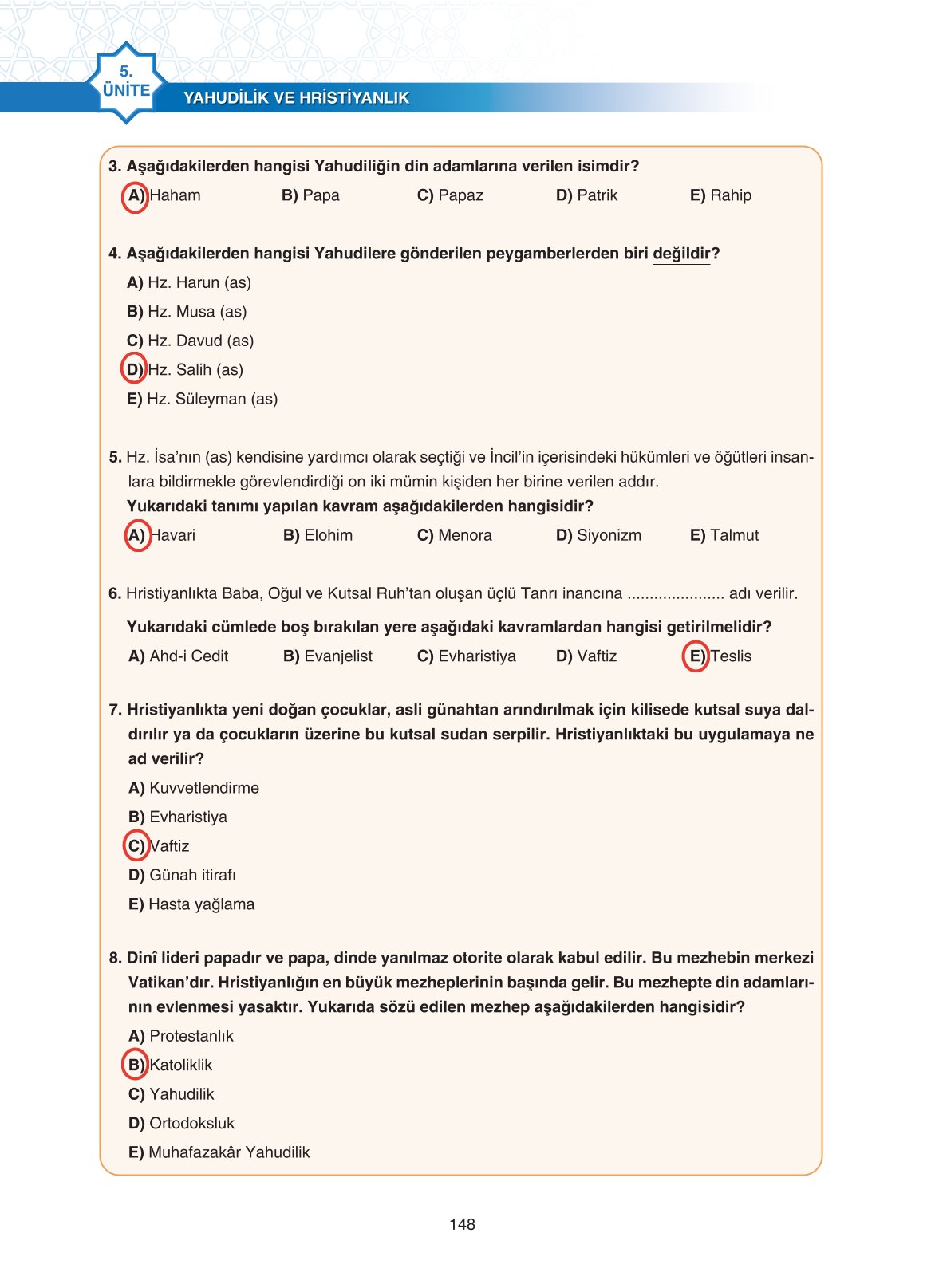 11. Sınıf Sdr İpekyolu Yayıncılık Din Kültürü Ve Ahlak Bilgisi Ders Kitabı Sayfa 148 Cevapları 11. Sınıf Sdr İpekyolu Yayıncılık Din Kültürü Ve Ahlak Bilgisi Ders Kitabı Sayfa 148 Cevapları