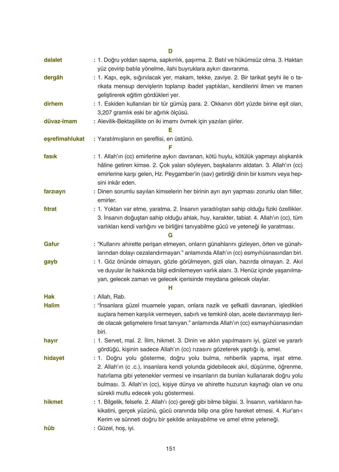 11. Sınıf Sdr İpekyolu Yayıncılık Din Kültürü Ve Ahlak Bilgisi Ders Kitabı Sayfa 151 Cevapları 11. Sınıf Sdr İpekyolu Yayıncılık Din Kültürü Ve Ahlak Bilgisi Ders Kitabı Sayfa 151 Cevapları