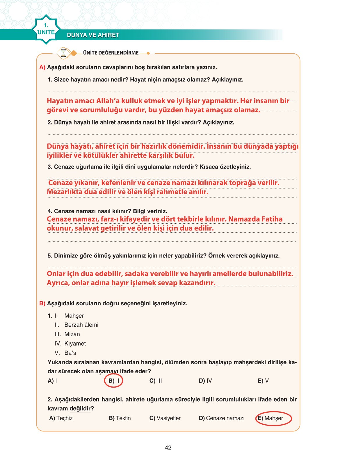 11. Sınıf Sdr İpekyolu Yayıncılık Din Kültürü Ve Ahlak Bilgisi Ders Kitabı Sayfa 42 Cevapları 11. Sınıf Sdr İpekyolu Yayıncılık Din Kültürü Ve Ahlak Bilgisi Ders Kitabı Sayfa 42 Cevapları