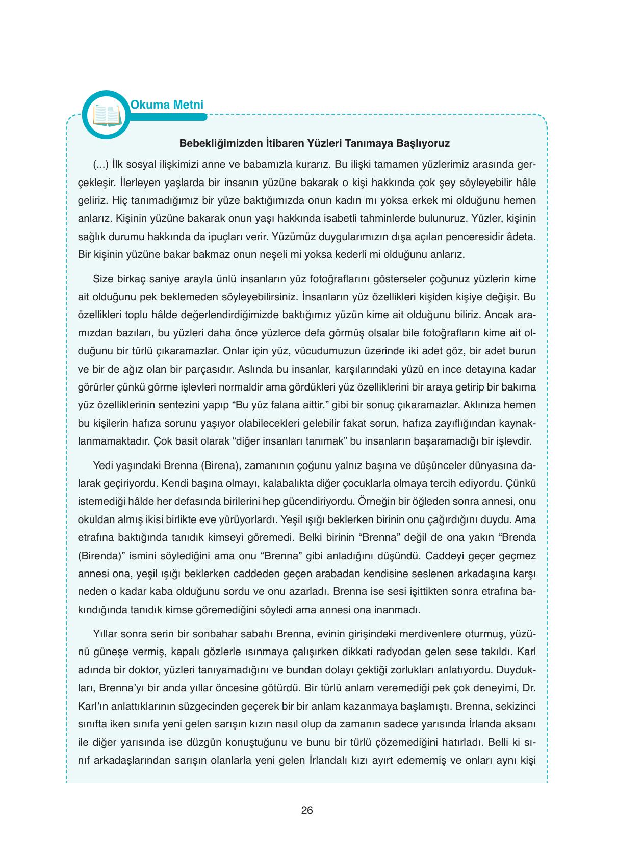 11. Sınıf Tutku Yayıncılık Biyoloji Ders Kitabı Sayfa 26 Cevapları
