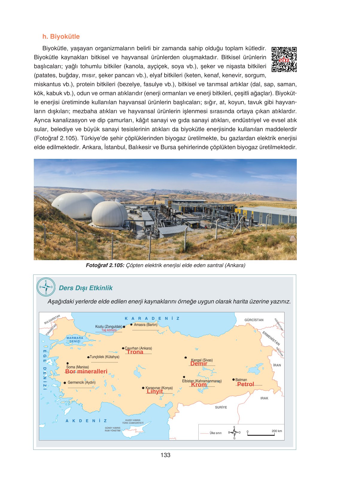 11. Sınıf Yıldırım Yayınları Coğrafya Ders Kitabı Sayfa 133 Cevapları 11. Sınıf Yıldırım Yayınları Coğrafya Ders Kitabı Sayfa 133 Cevapları