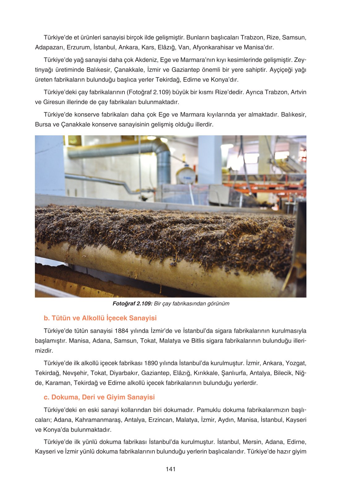 11. Sınıf Yıldırım Yayınları Coğrafya Ders Kitabı Sayfa 141 Cevapları