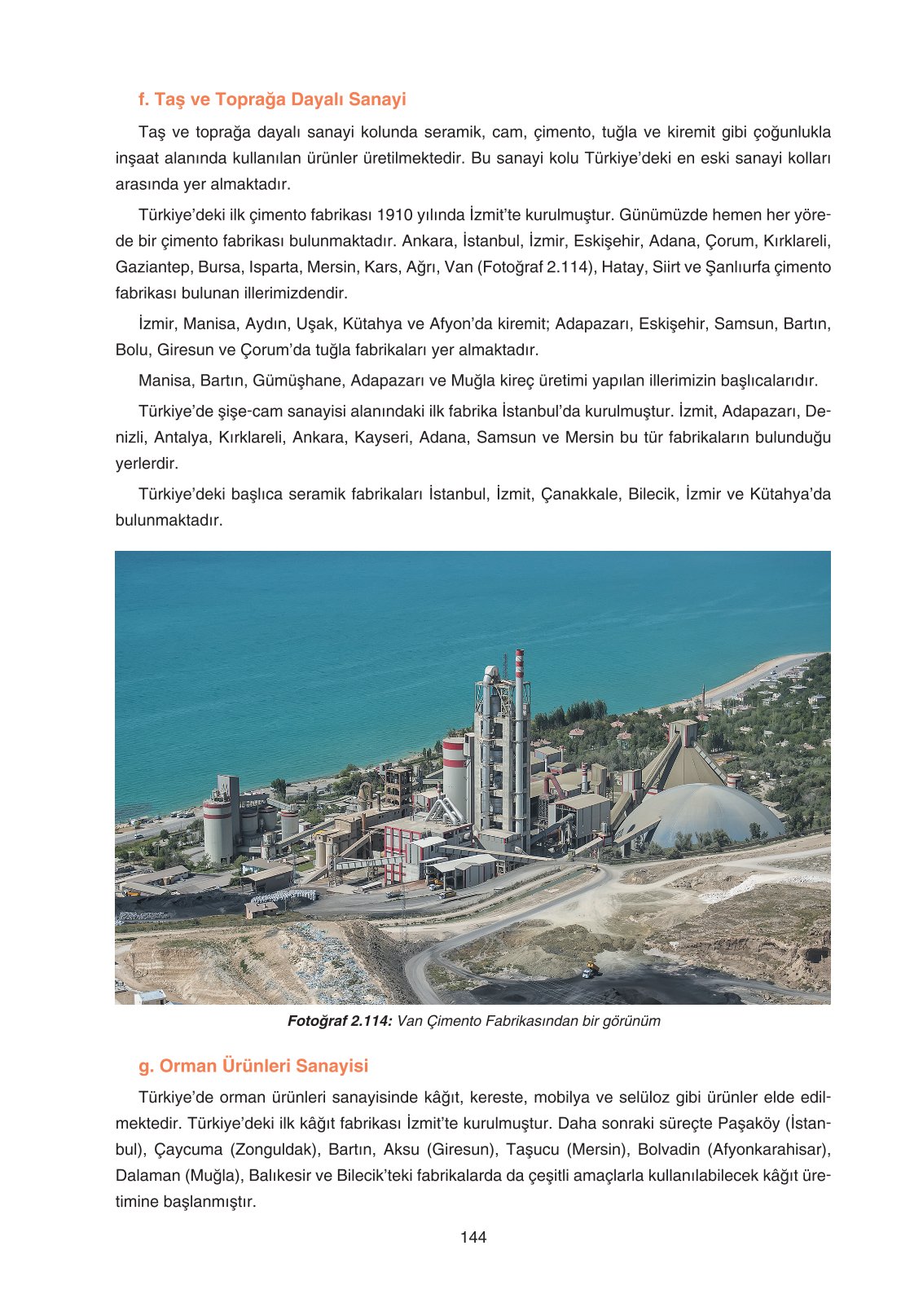 11. Sınıf Yıldırım Yayınları Coğrafya Ders Kitabı Sayfa 144 Cevapları