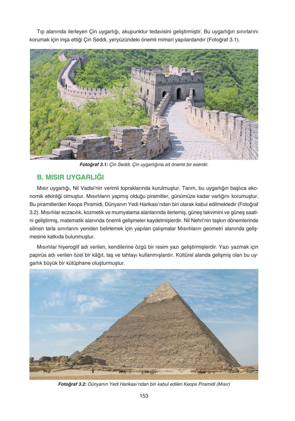 11. Sınıf Yıldırım Yayınları Coğrafya Ders Kitabı Sayfa 153 Cevapları