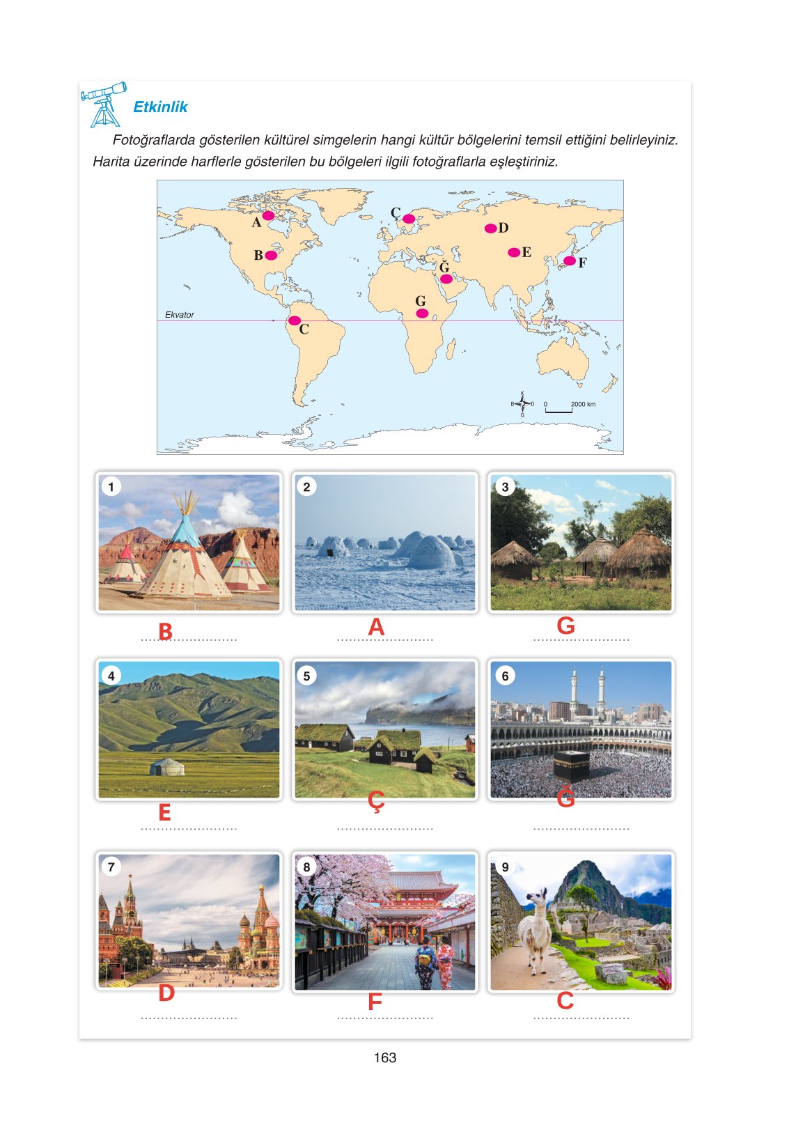 11. Sınıf Yıldırım Yayınları Coğrafya Ders Kitabı Sayfa 163 Cevapları