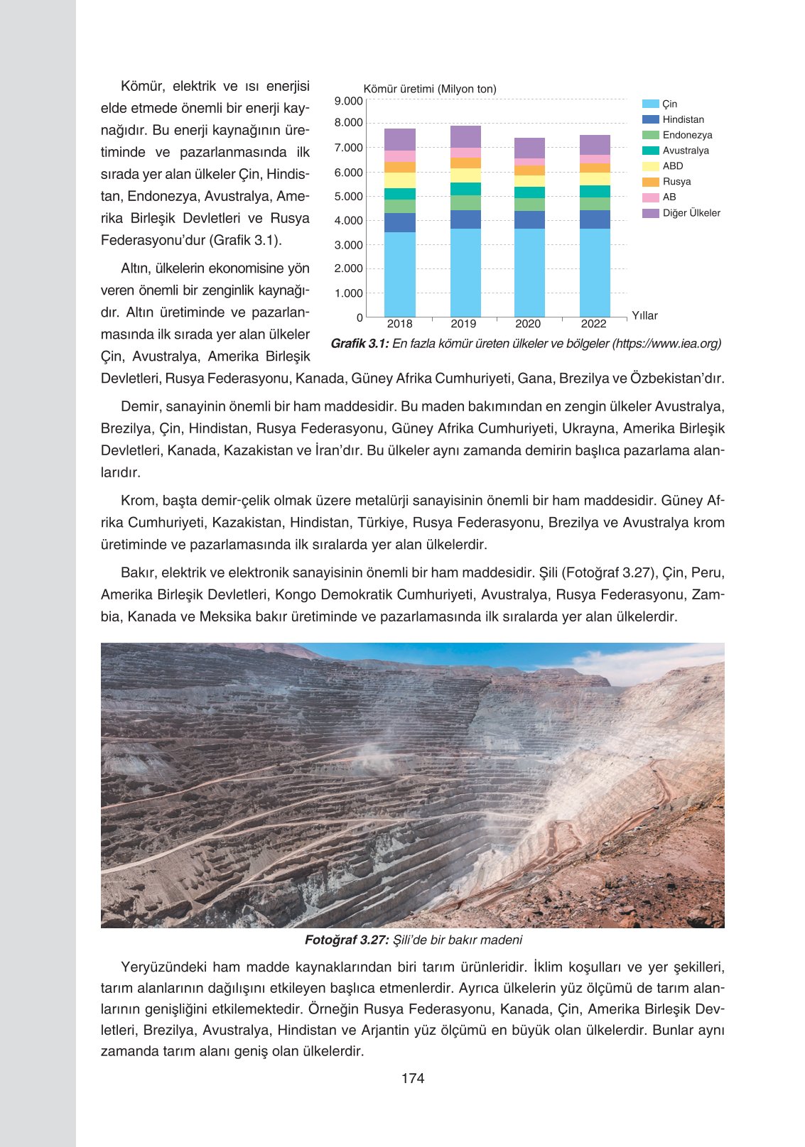 11. Sınıf Yıldırım Yayınları Coğrafya Ders Kitabı Sayfa 174 Cevapları