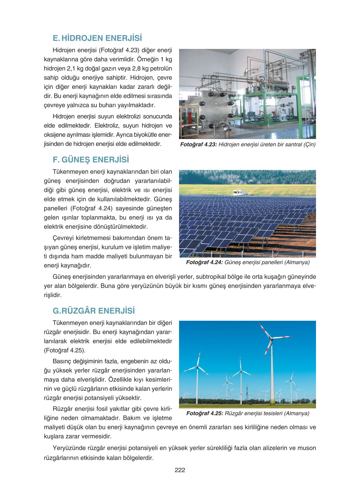 11. Sınıf Yıldırım Yayınları Coğrafya Ders Kitabı Sayfa 222 Cevapları