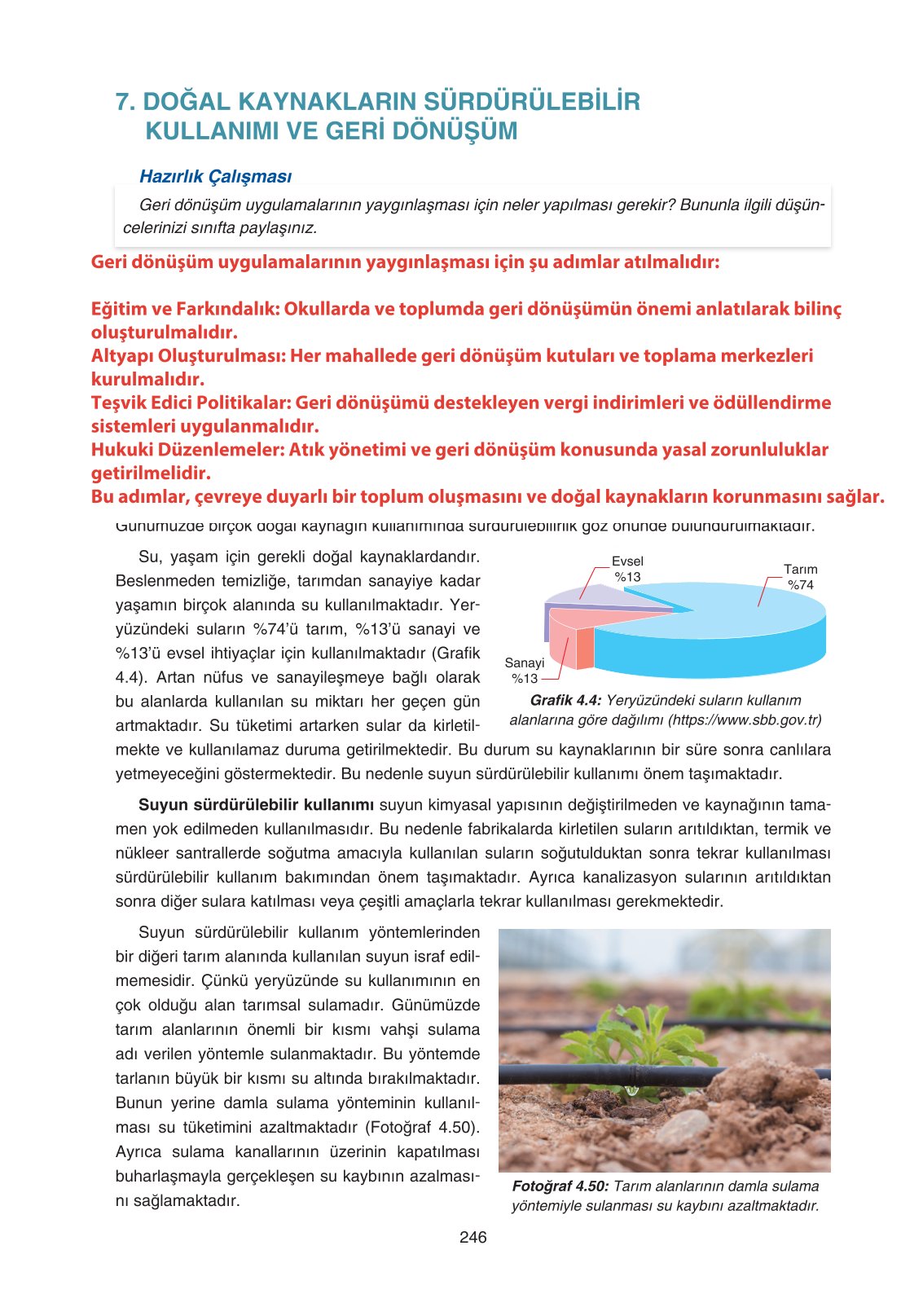 11. Sınıf Yıldırım Yayınları Coğrafya Ders Kitabı Sayfa 246 Cevapları