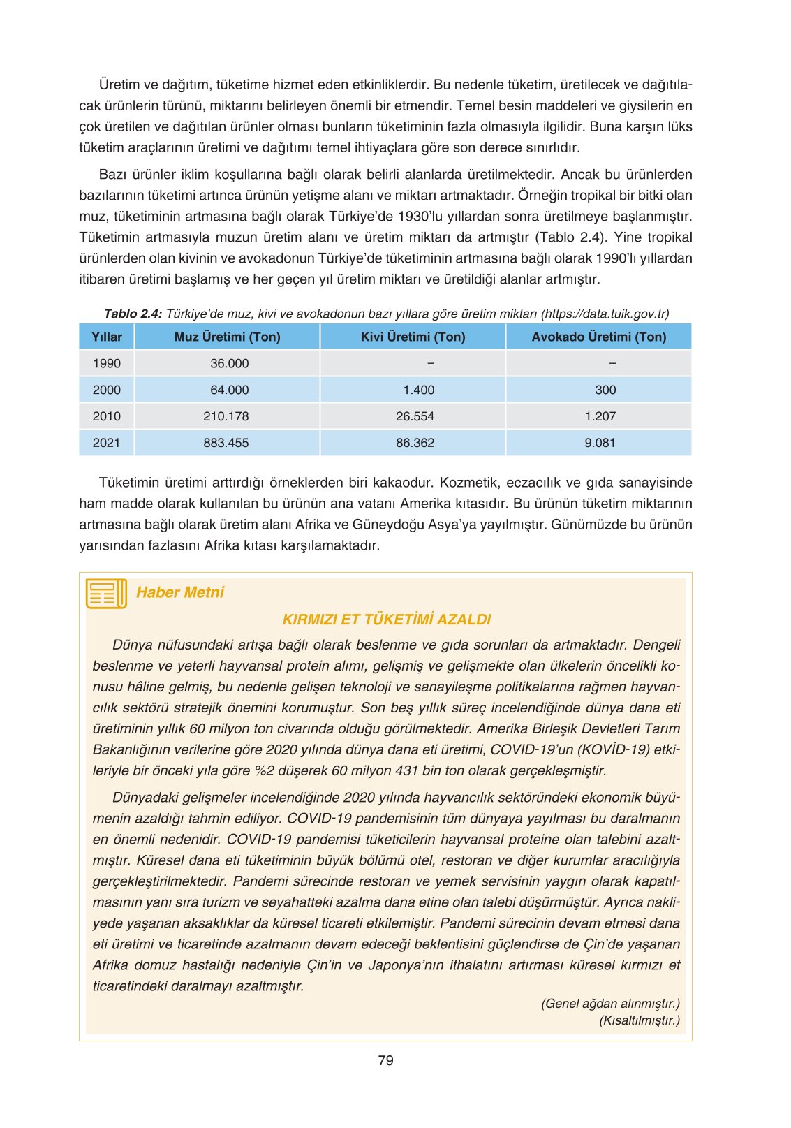 11. Sınıf Yıldırım Yayınları Coğrafya Ders Kitabı Sayfa 79 Cevapları