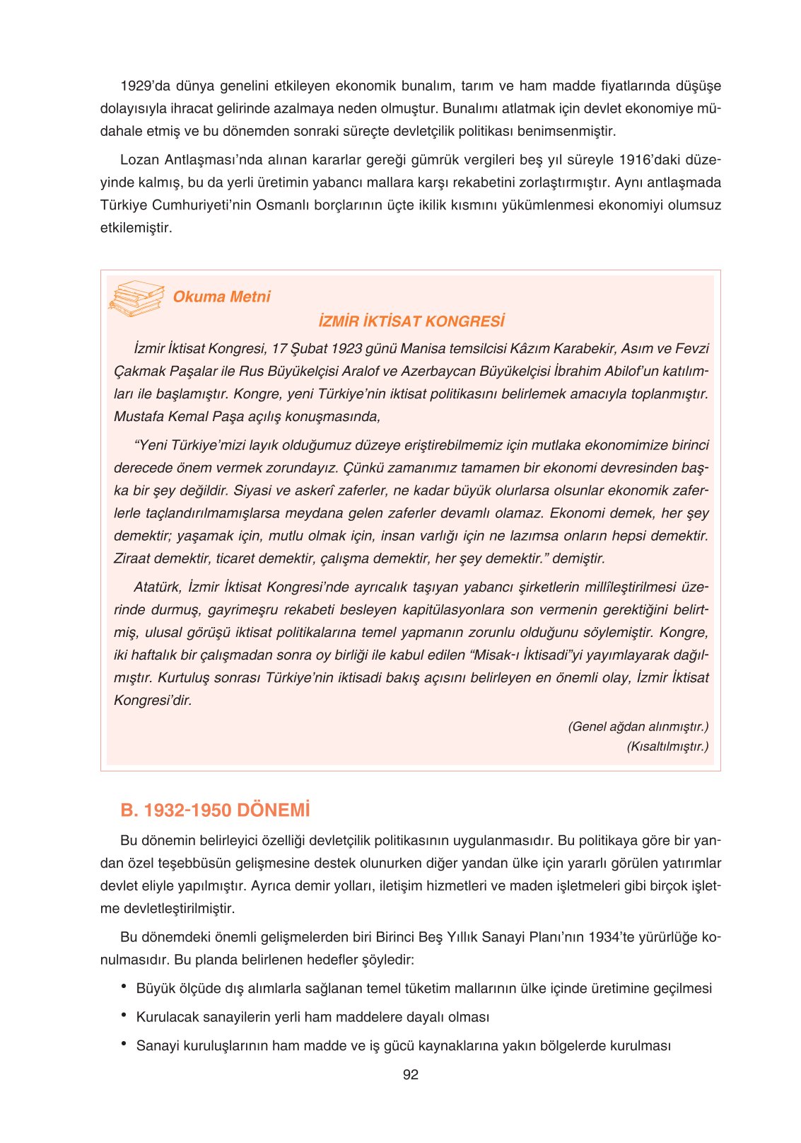 11. Sınıf Yıldırım Yayınları Coğrafya Ders Kitabı Sayfa 92 Cevapları 11. Sınıf Yıldırım Yayınları Coğrafya Ders Kitabı Sayfa 92 Cevapları
