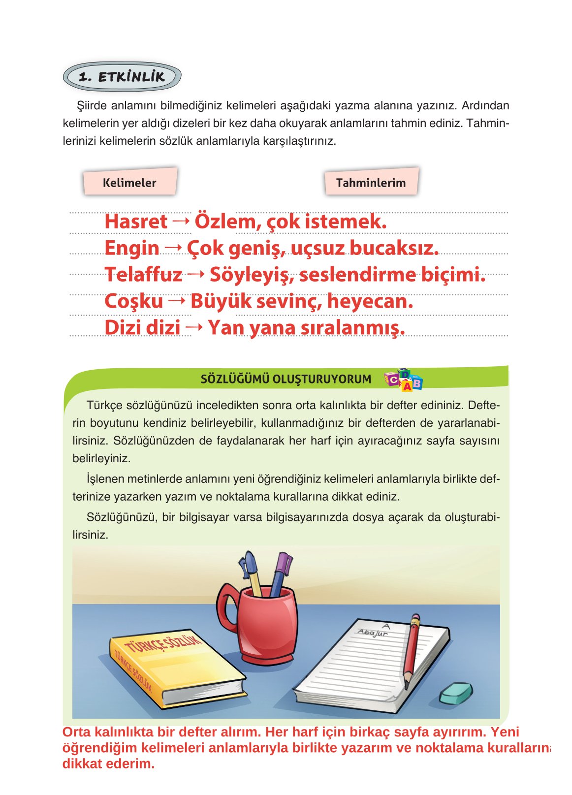 4. Sınıf Ada Yayıncılık Türkçe Ders Kitabı Sayfa 14 Cevapları