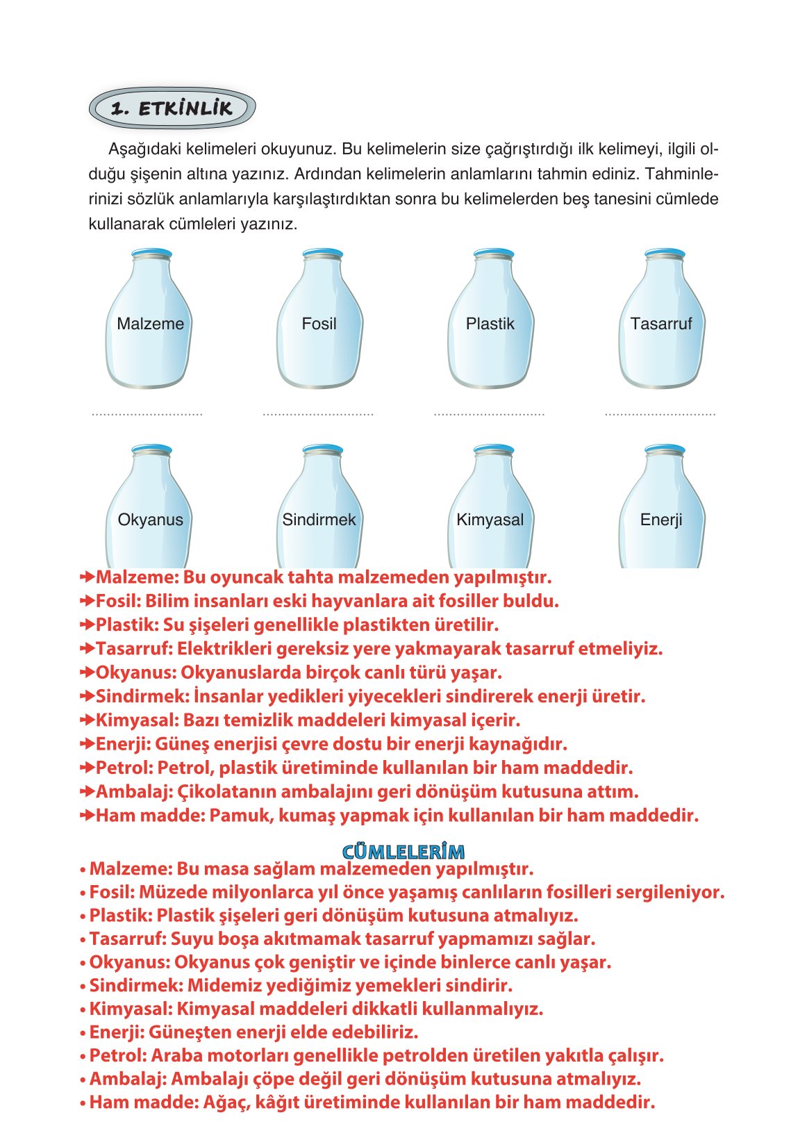 4. Sınıf Ada Yayıncılık Türkçe Ders Kitabı Sayfa 157 Cevapları