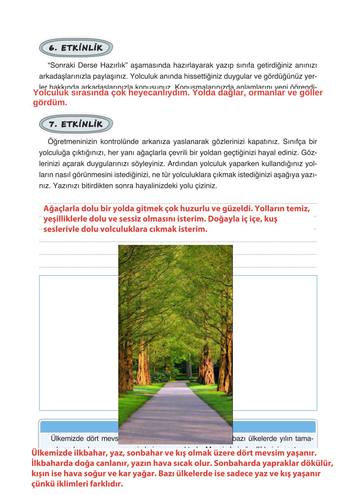 4. Sınıf Ada Yayıncılık Türkçe Ders Kitabı Sayfa 165 Cevapları