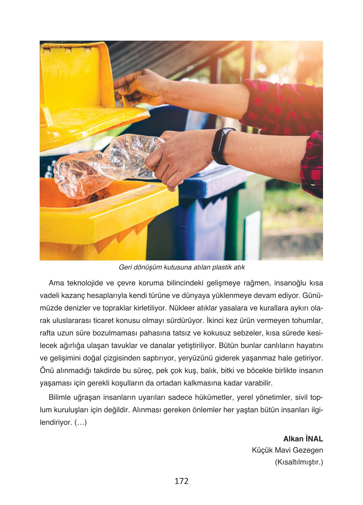 4. Sınıf Ada Yayıncılık Türkçe Ders Kitabı Sayfa 172 Cevapları