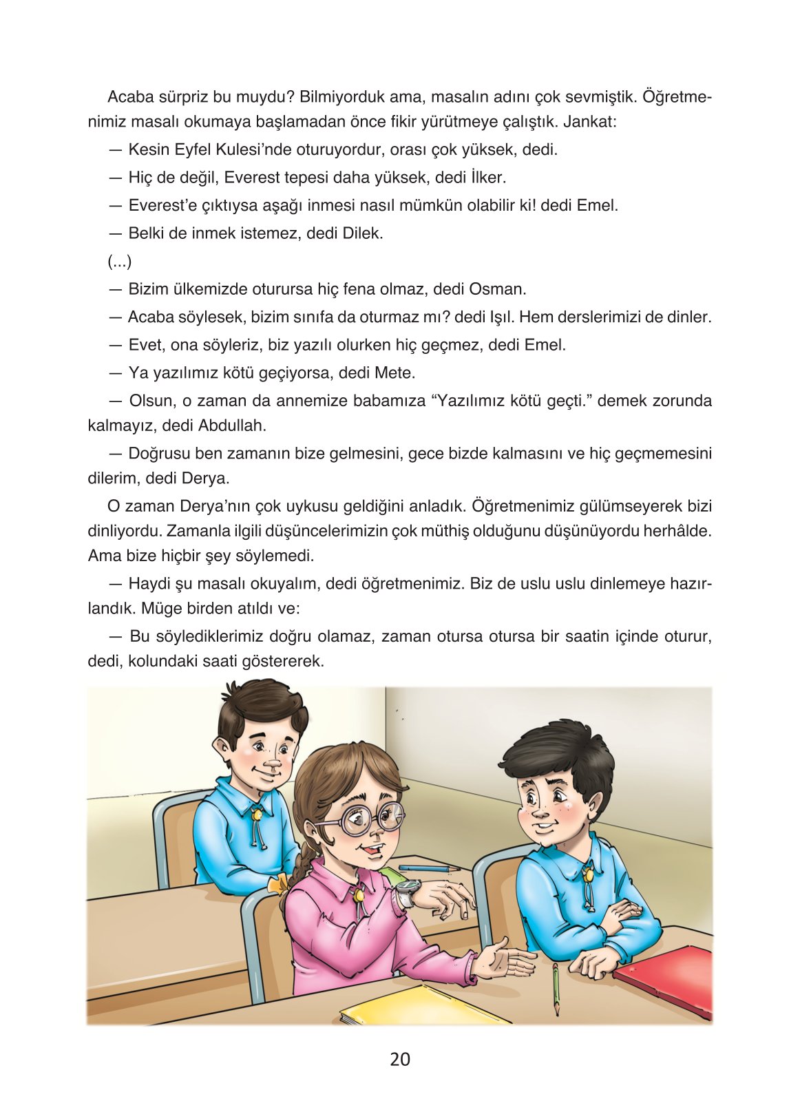 4. Sınıf Ada Yayıncılık Türkçe Ders Kitabı Sayfa 20 Cevapları