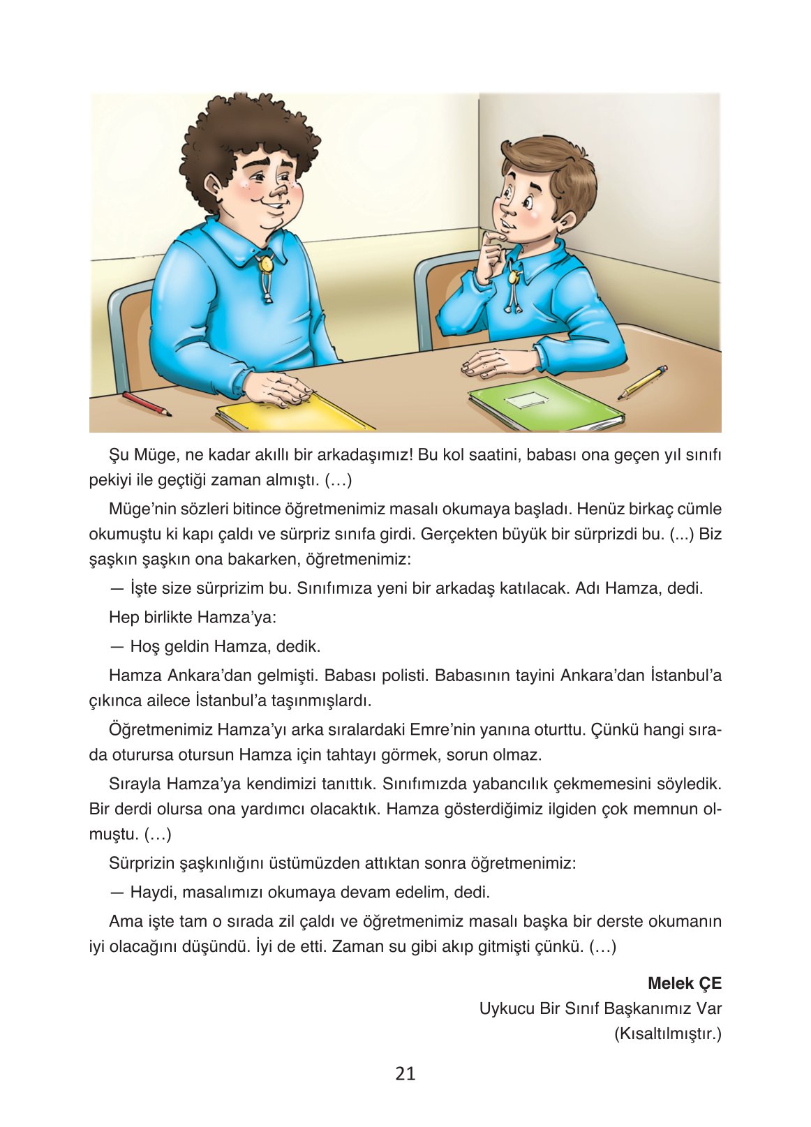 4. Sınıf Ada Yayıncılık Türkçe Ders Kitabı Sayfa 21 Cevapları
