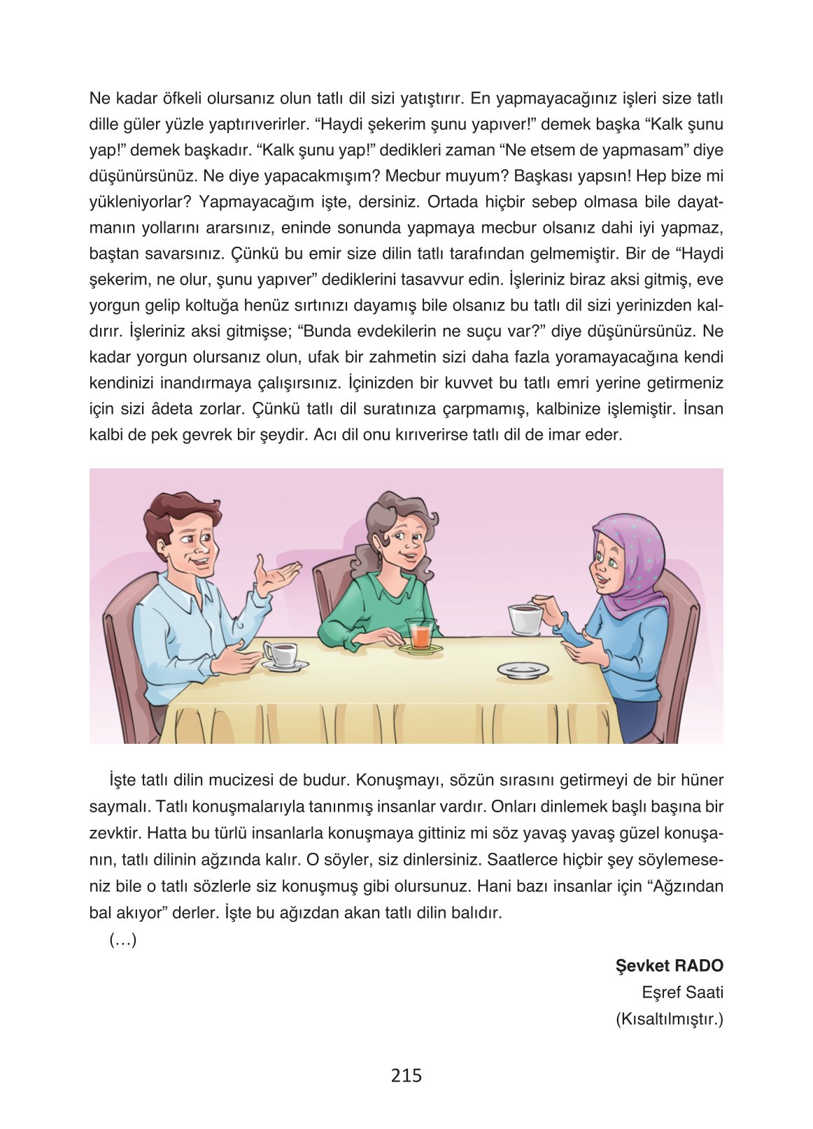 4. Sınıf Ada Yayıncılık Türkçe Ders Kitabı Sayfa 215 Cevapları