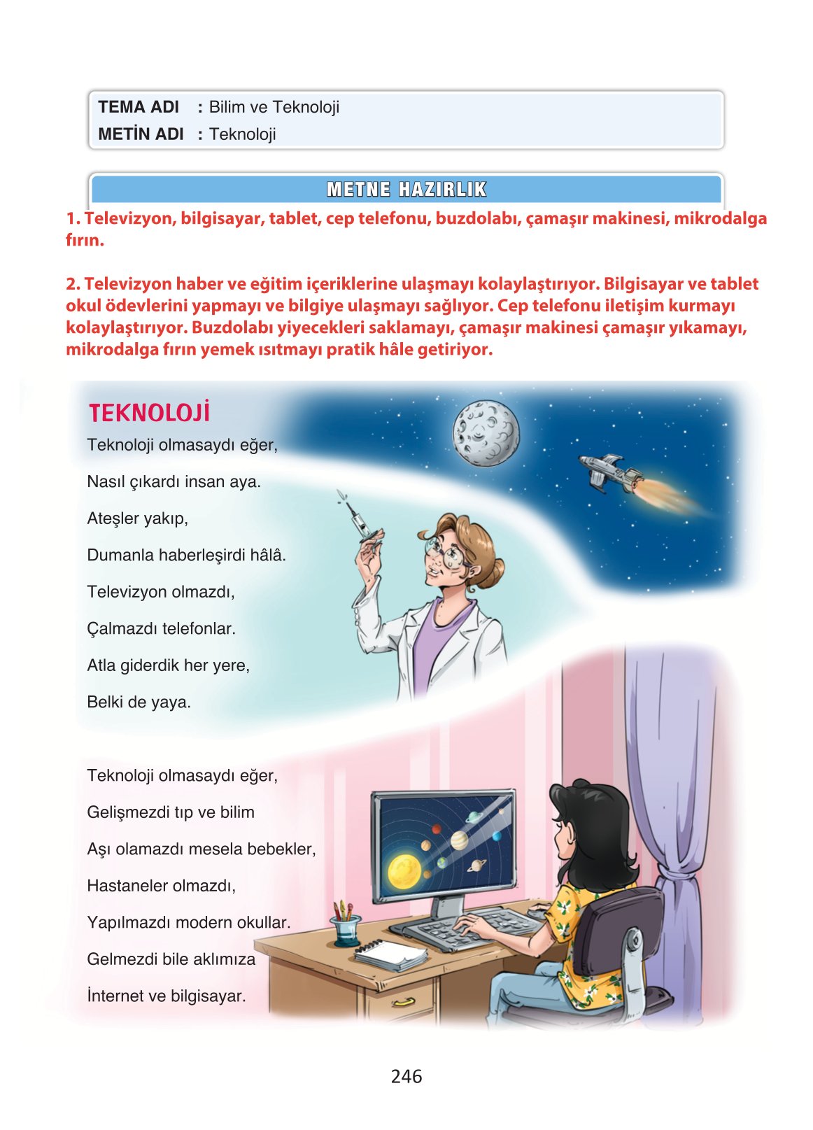 4. Sınıf Ada Yayıncılık Türkçe Ders Kitabı Sayfa 246 Cevapları