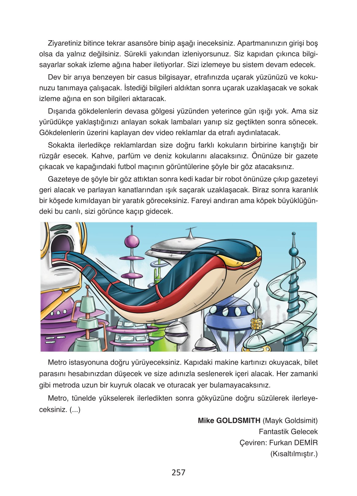 4. Sınıf Ada Yayıncılık Türkçe Ders Kitabı Sayfa 257 Cevapları