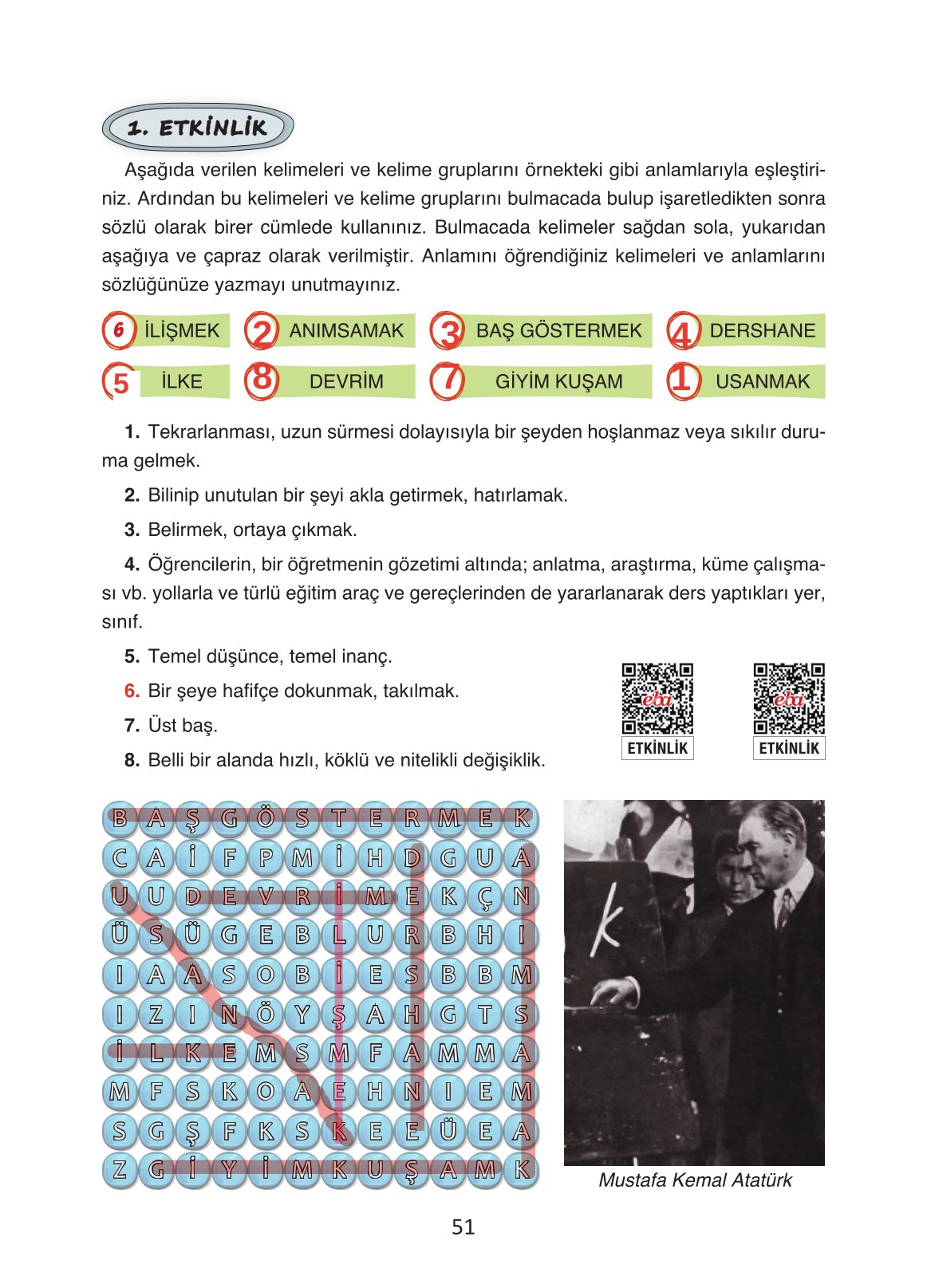4. Sınıf Ada Yayıncılık Türkçe Ders Kitabı Sayfa 51 Cevapları