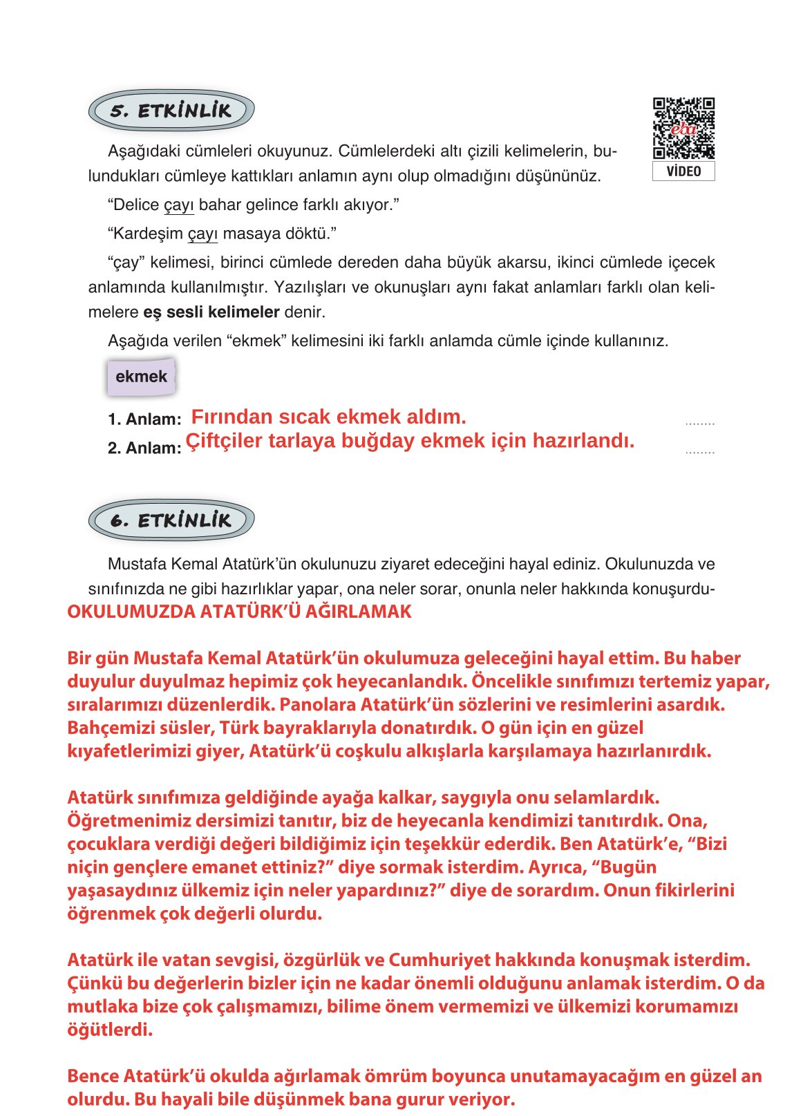 4. Sınıf Ada Yayıncılık Türkçe Ders Kitabı Sayfa 53 Cevapları 4. Sınıf Ada Yayıncılık Türkçe Ders Kitabı Sayfa 53 Cevapları