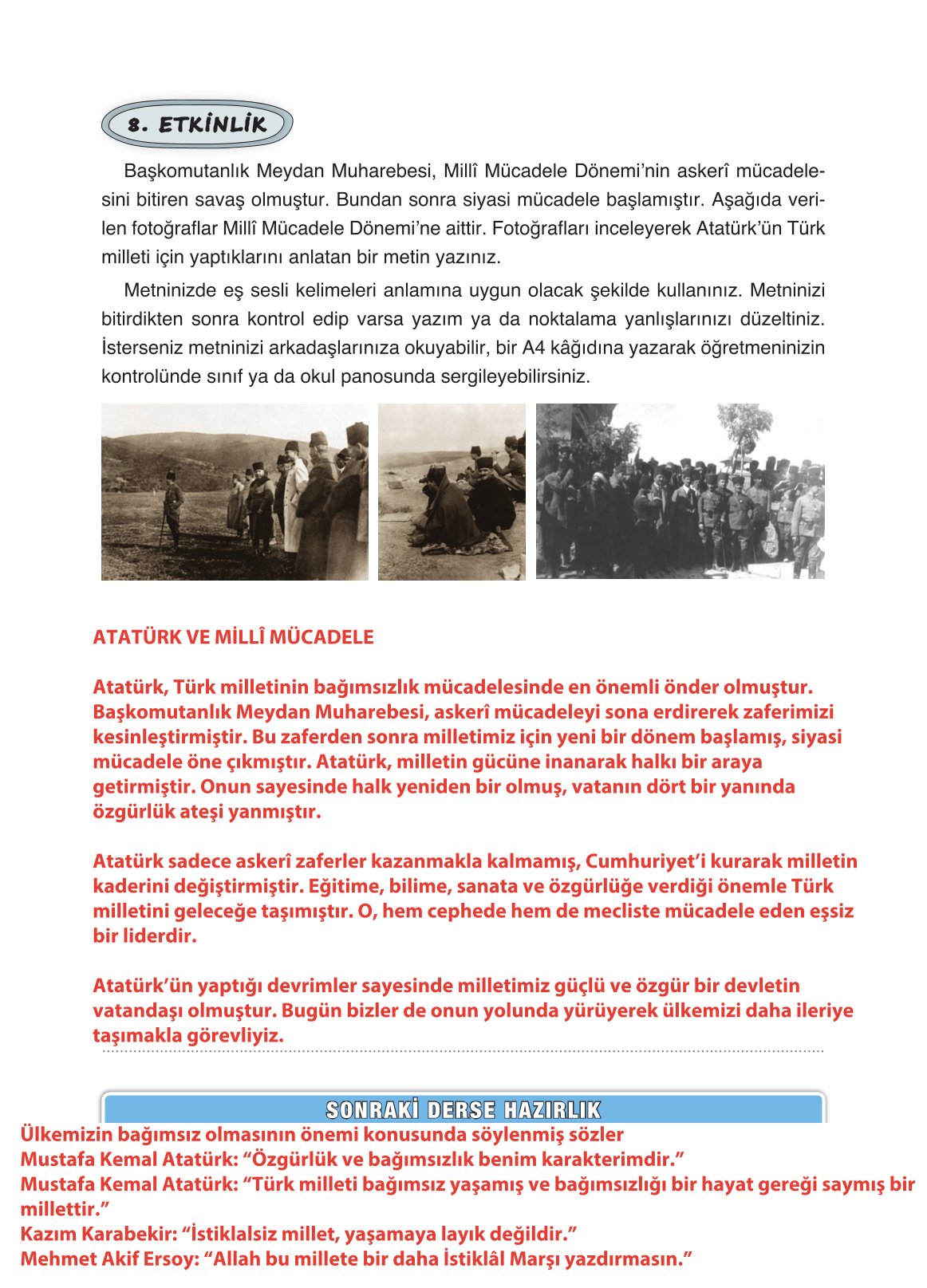 4. Sınıf Ada Yayıncılık Türkçe Ders Kitabı Sayfa 60 Cevapları