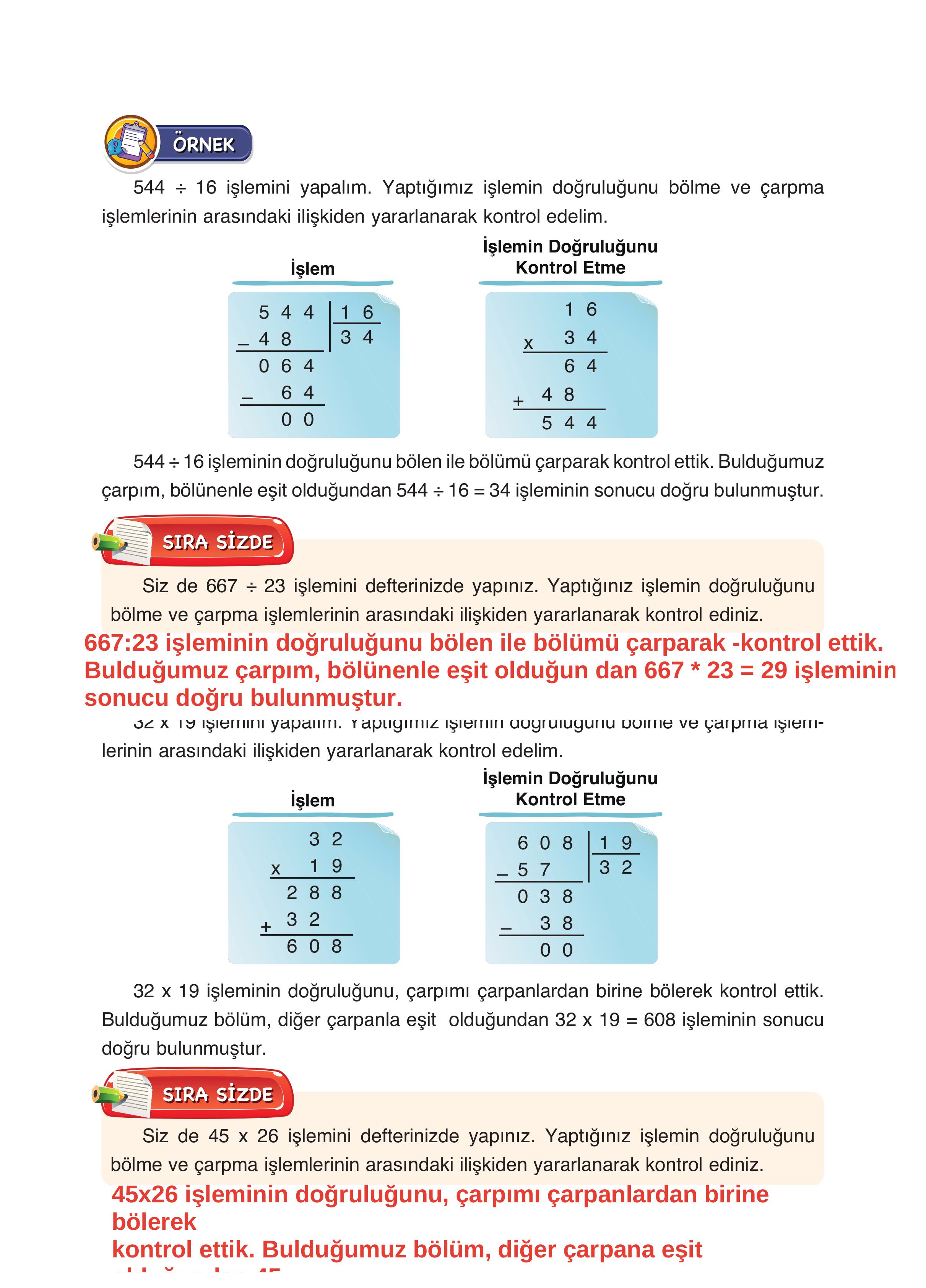 4. Sınıf Fersa Yayınları Matematik Ders Kitabı Sayfa 112 Cevapları