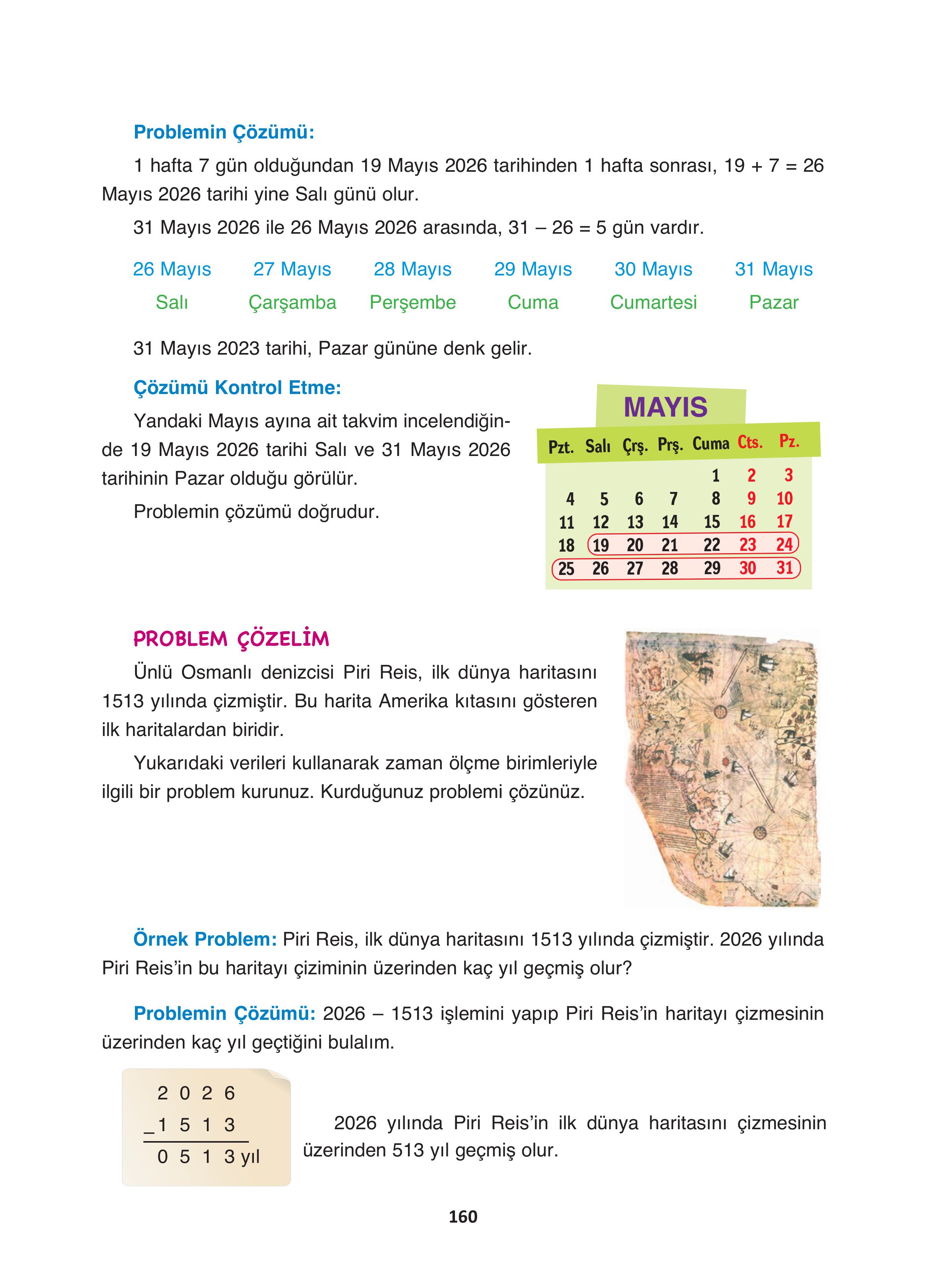 4. Sınıf Fersa Yayınları Matematik Ders Kitabı Sayfa 160 Cevapları
