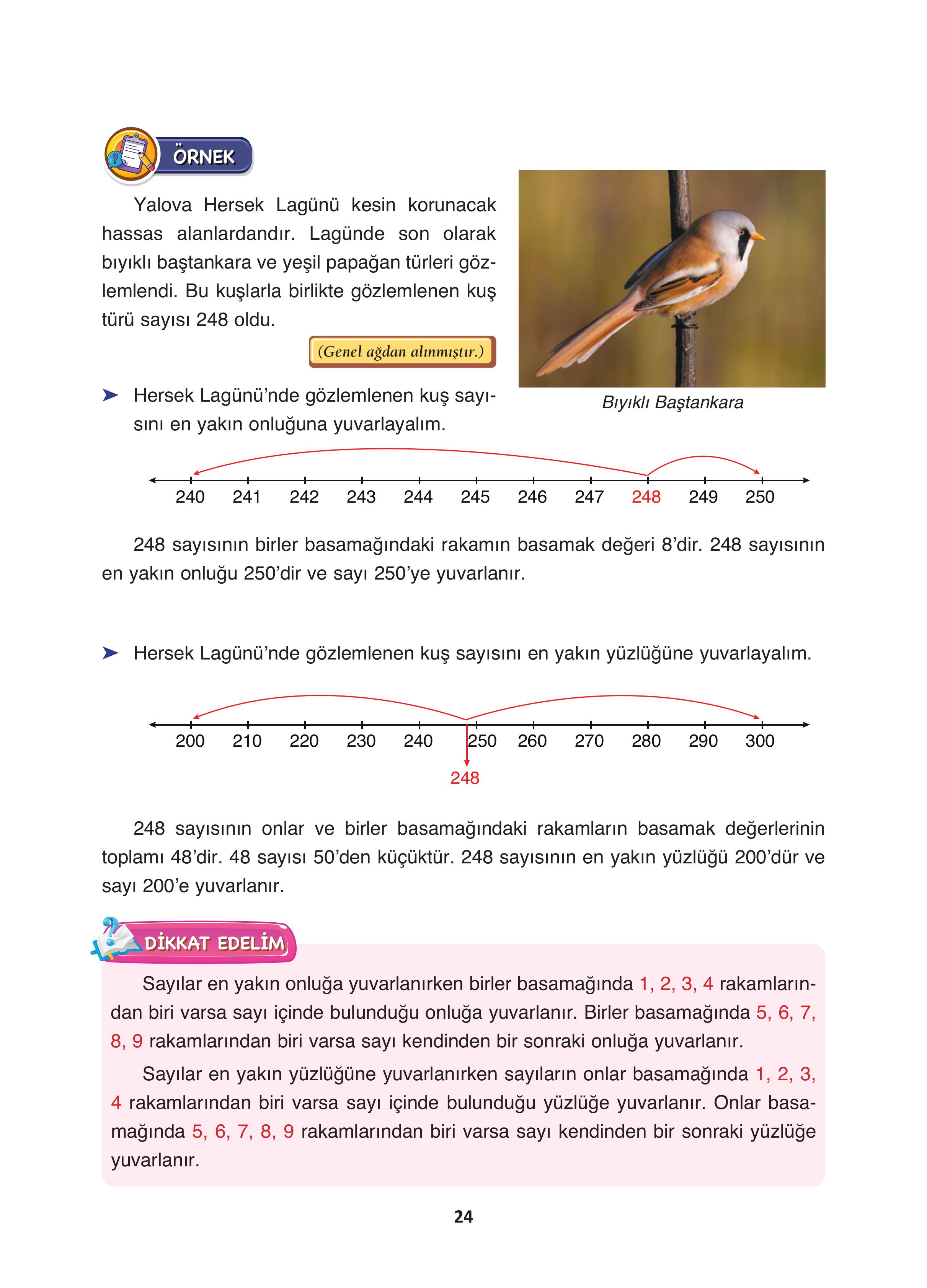 4. Sınıf Fersa Yayınları Matematik Ders Kitabı Sayfa 24 Cevapları