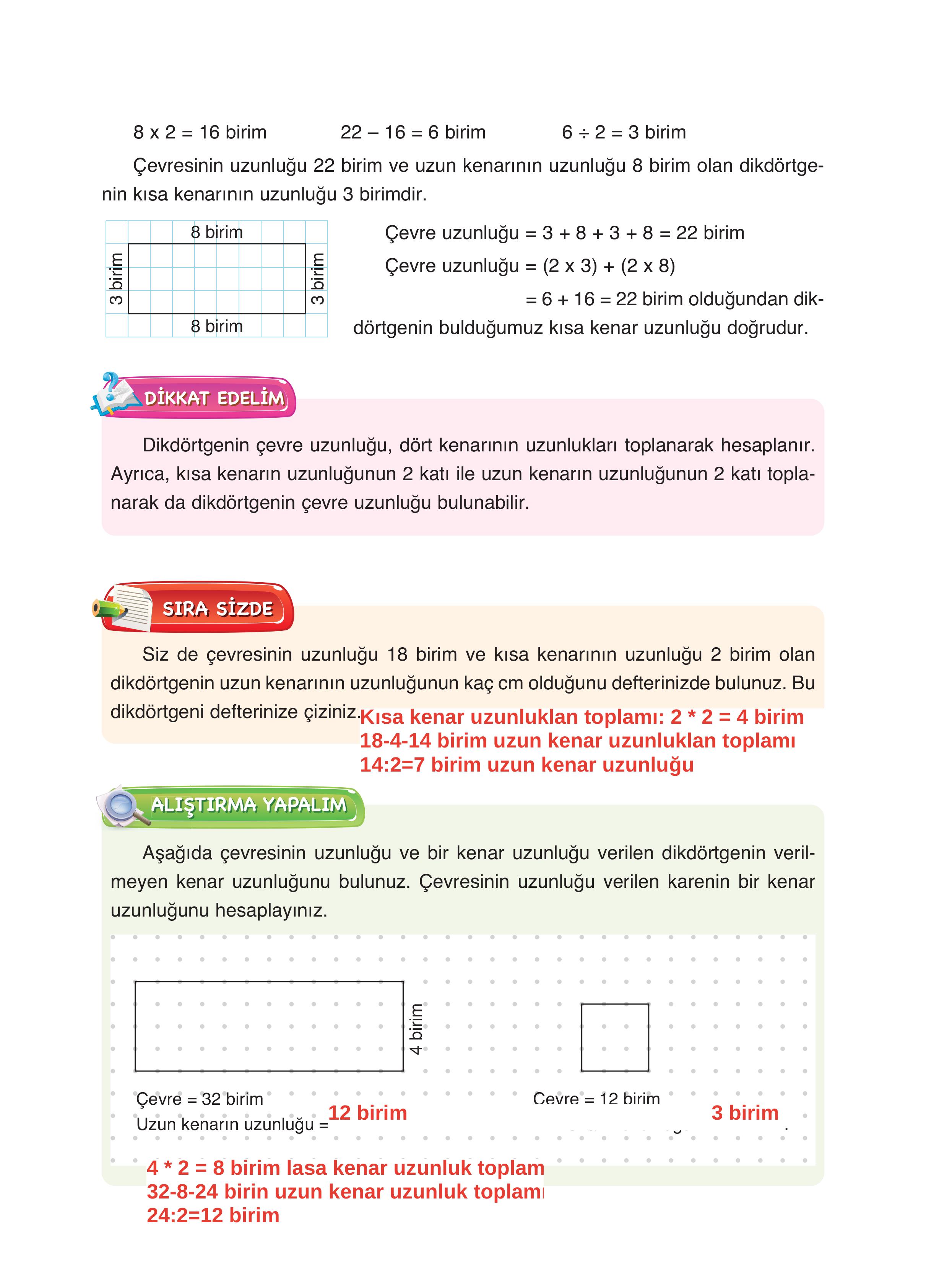 4. Sınıf Fersa Yayınları Matematik Ders Kitabı Sayfa 240 Cevapları